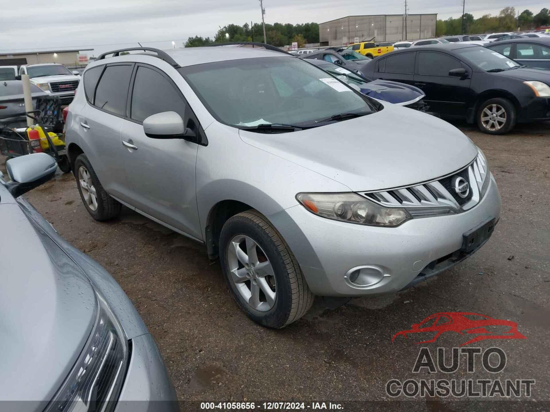 NISSAN MURANO 2009 - JN8AZ18W19W129209