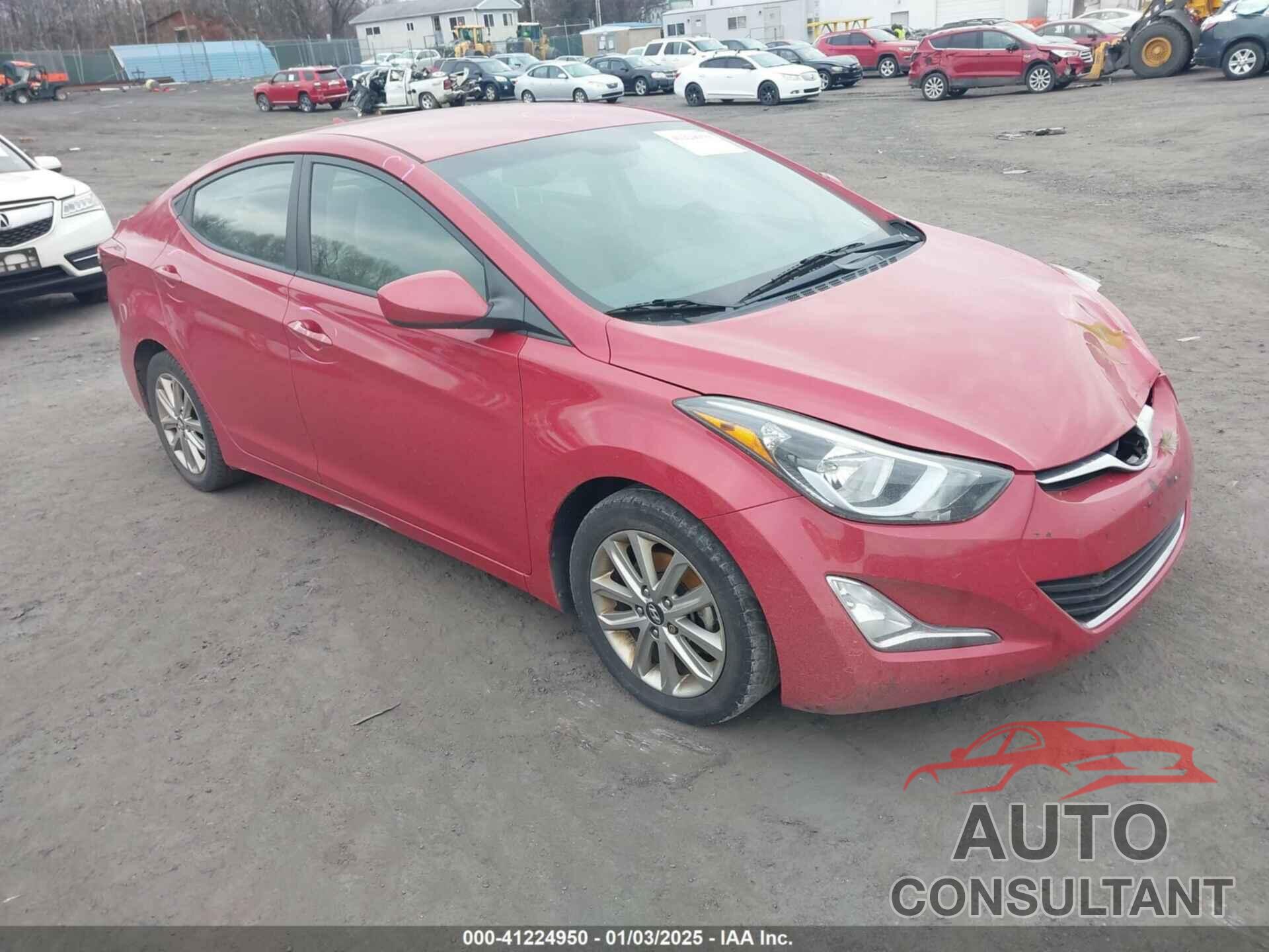 HYUNDAI ELANTRA 2016 - KMHDH4AE2GU491407