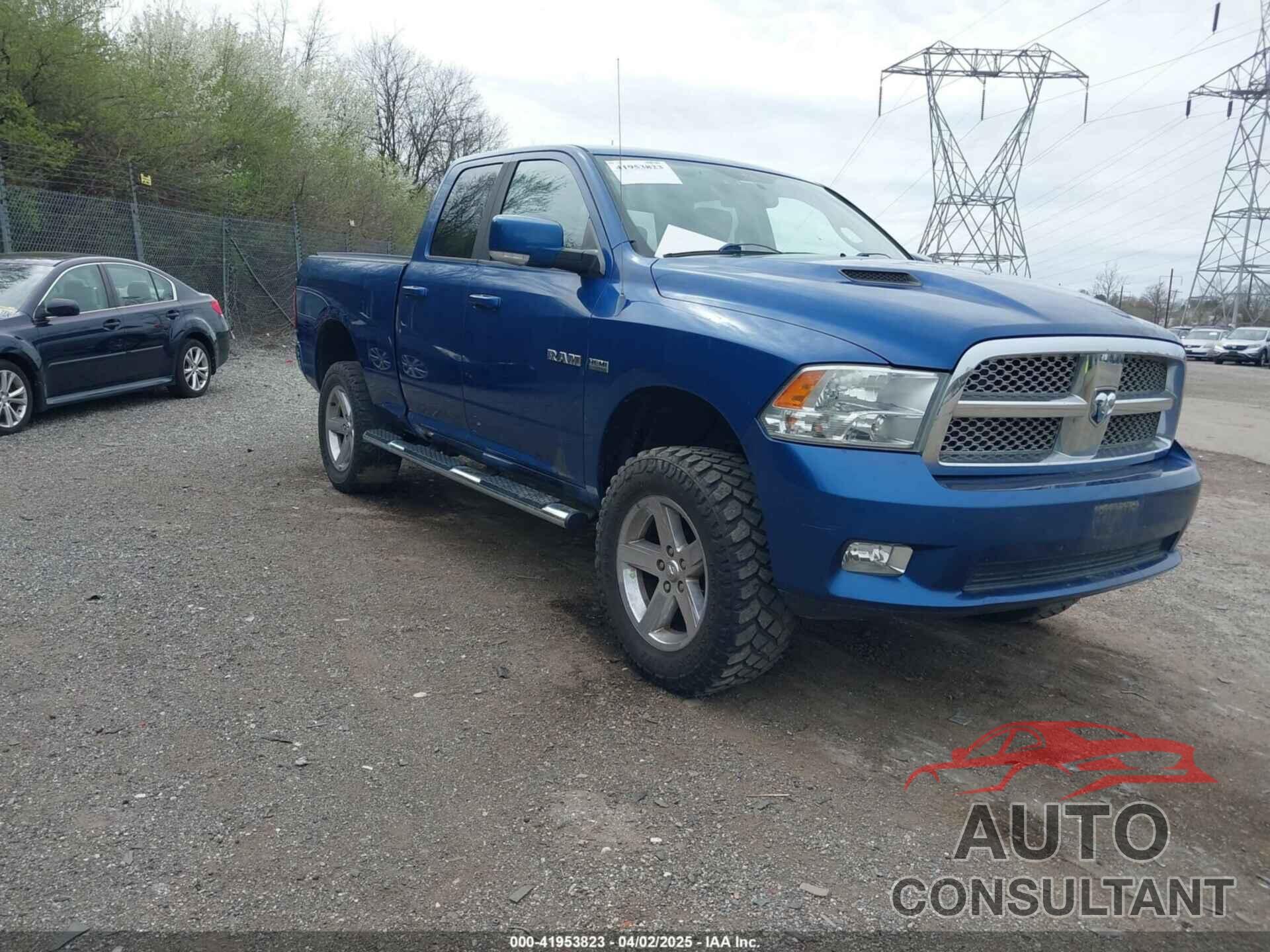 DODGE RAM 1500 2010 - 1D7RV1GT8AS197171