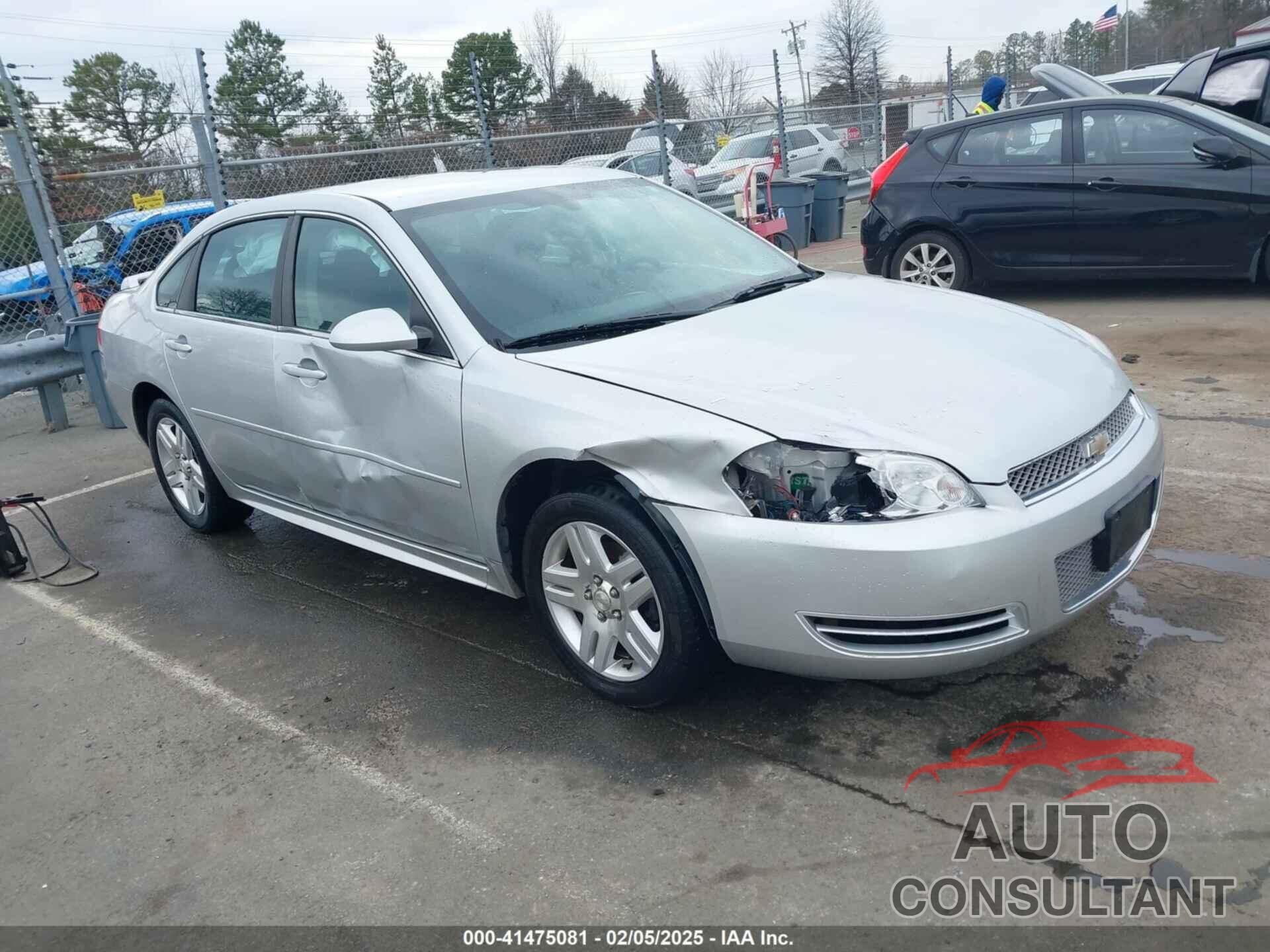 CHEVROLET IMPALA 2013 - 2G1WG5E36D1125836