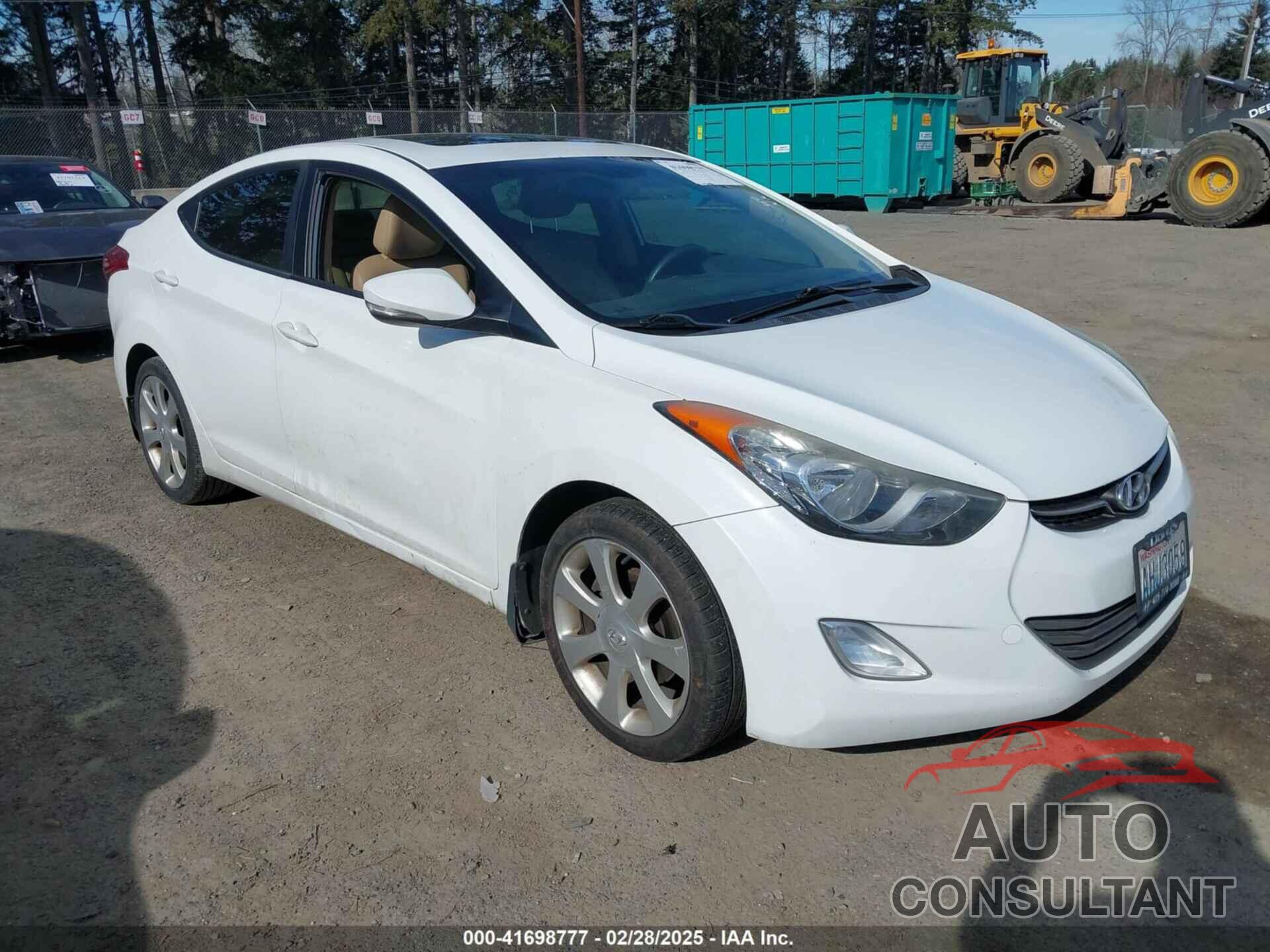 HYUNDAI ELANTRA 2012 - 5NPDH4AE8CH150425