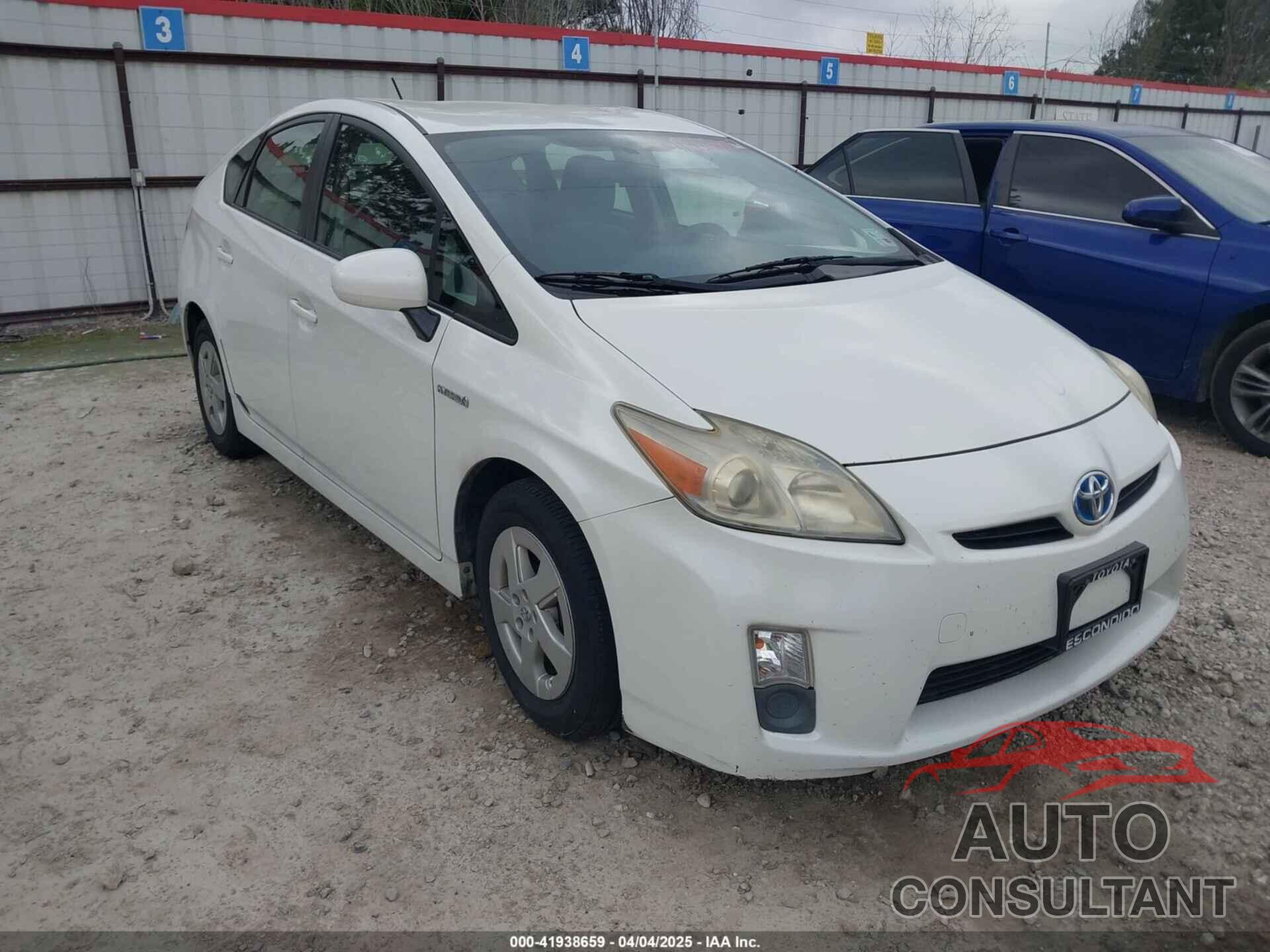 TOYOTA PRIUS 2010 - JTDKN3DU1A0239874