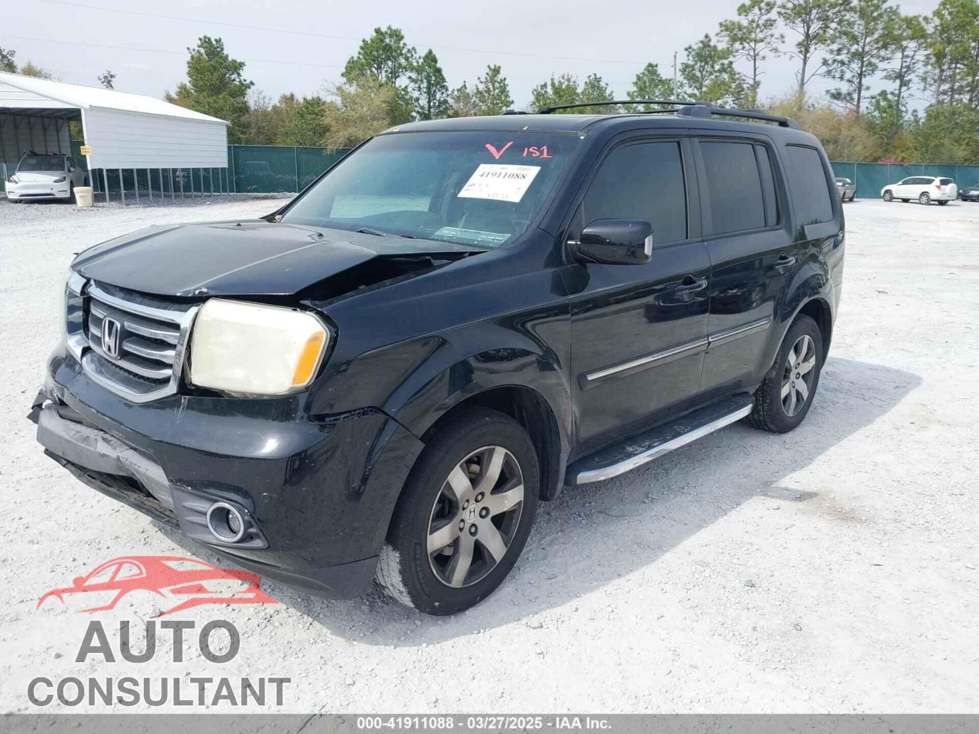 HONDA PILOT 2012 - 5FNYF3H94CB013409