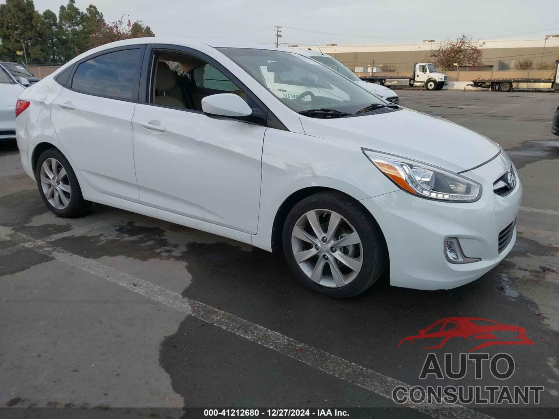 HYUNDAI ACCENT 2014 - KMHCU4AE8EU747926