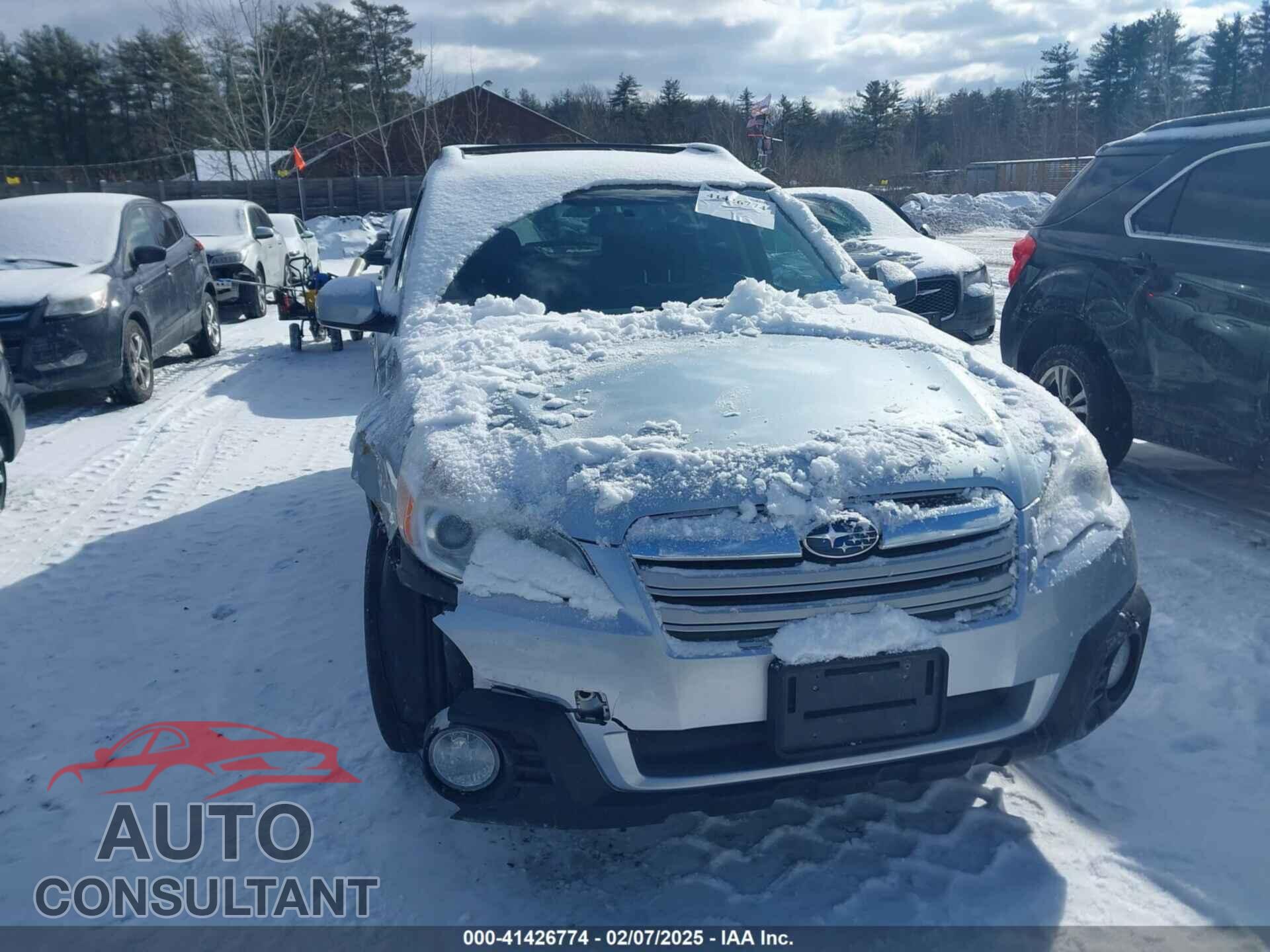 SUBARU OUTBACK 2013 - 4S4BRBGC2D3256845