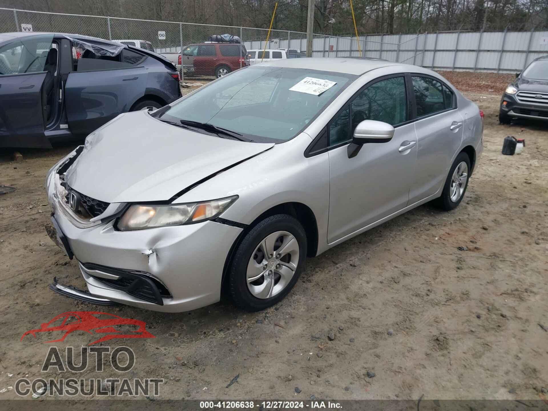 HONDA CIVIC 2014 - 19XFB2F53EE073462