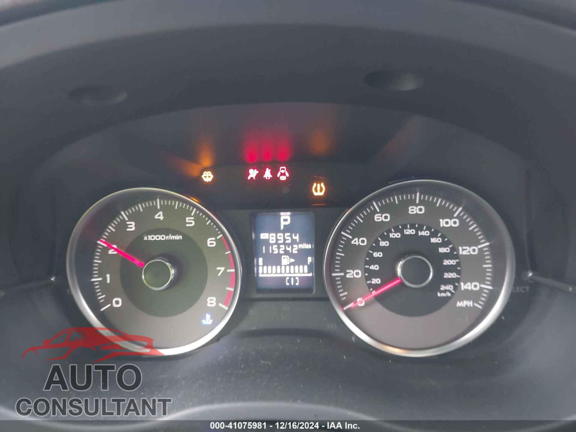 SUBARU FORESTER 2014 - JF2SJGDC4EH466446