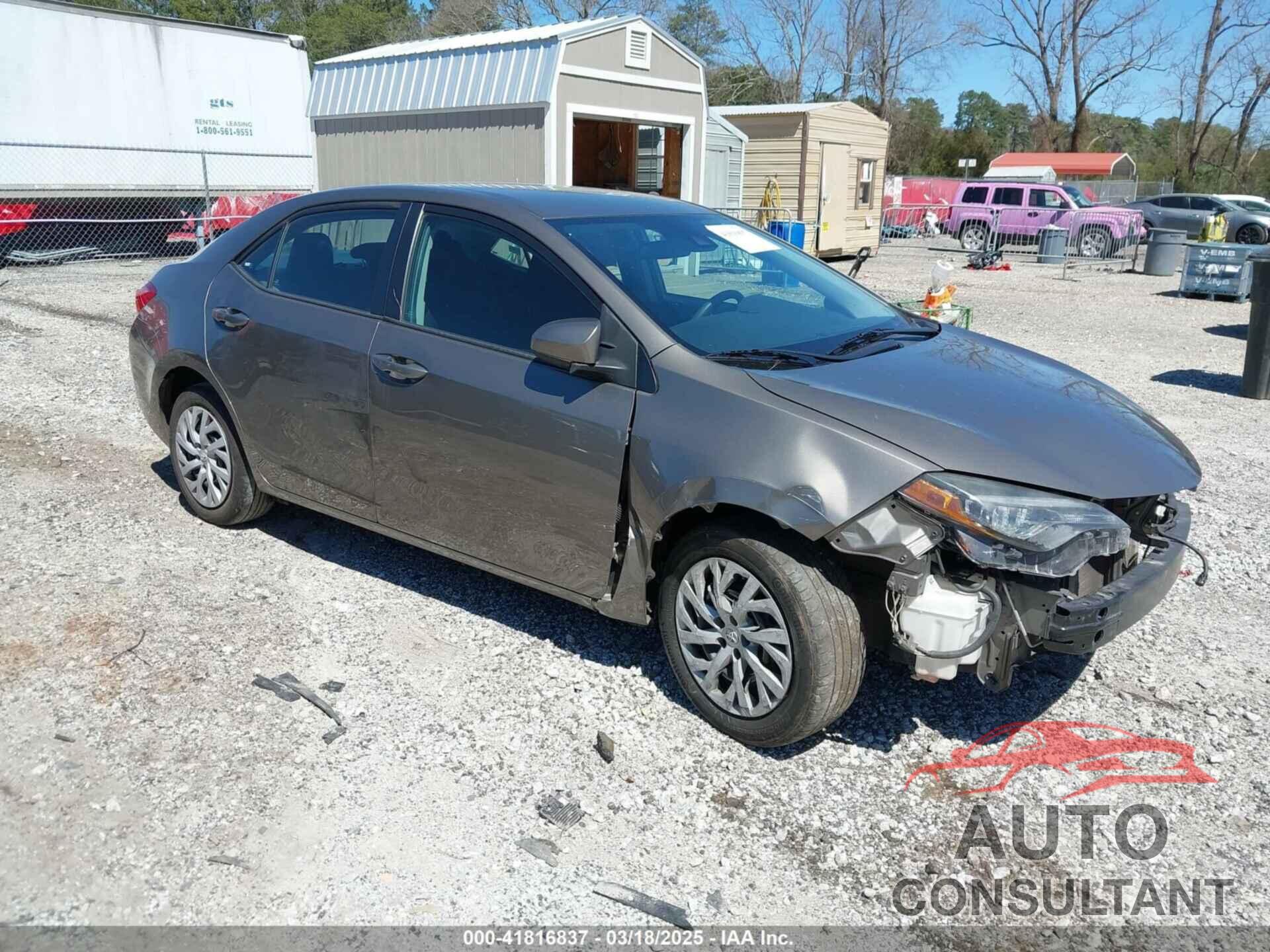 TOYOTA COROLLA 2019 - 2T1BURHE1KC241303