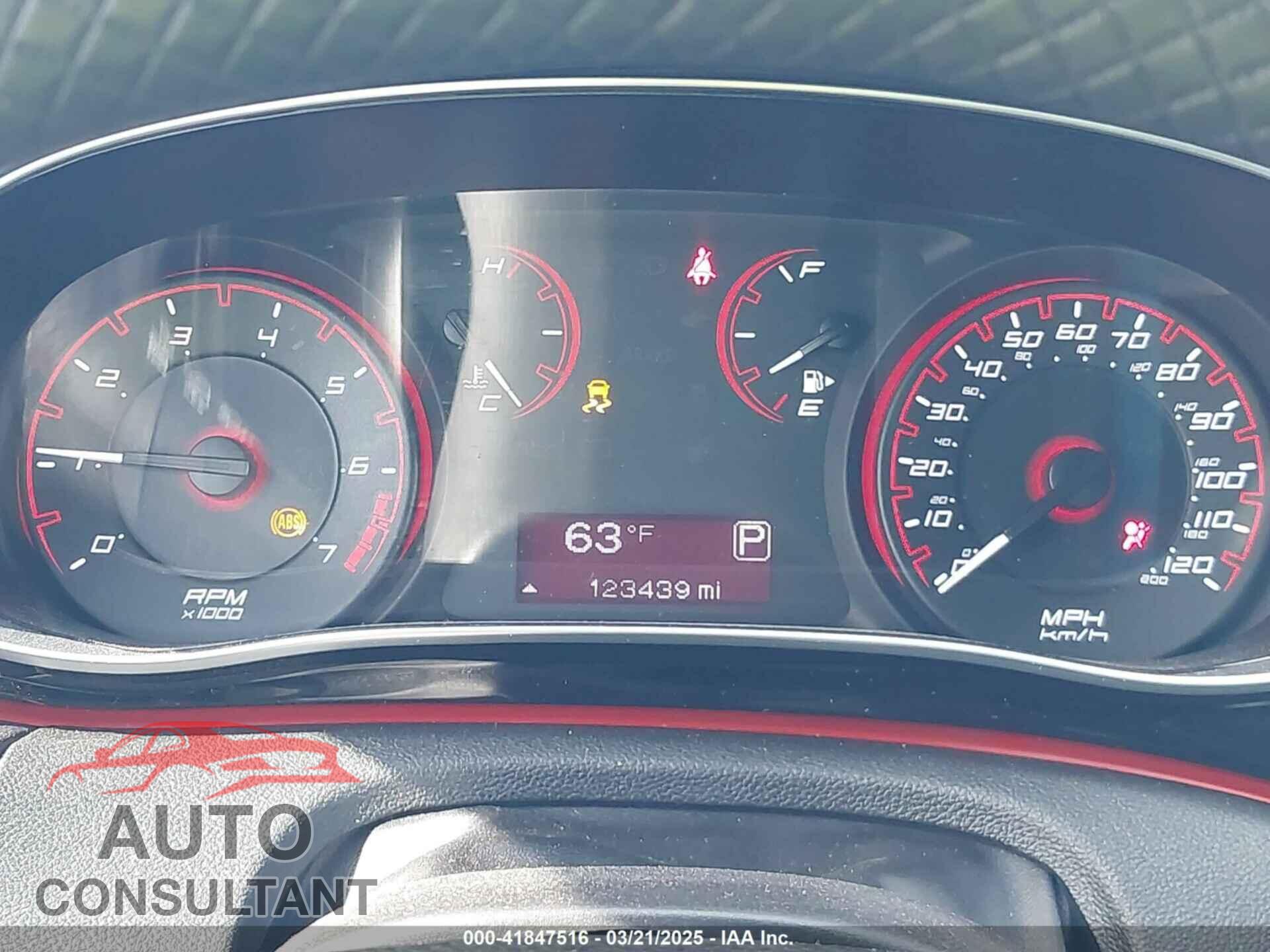 DODGE DART 2015 - 1C3CDFBB5FD223482
