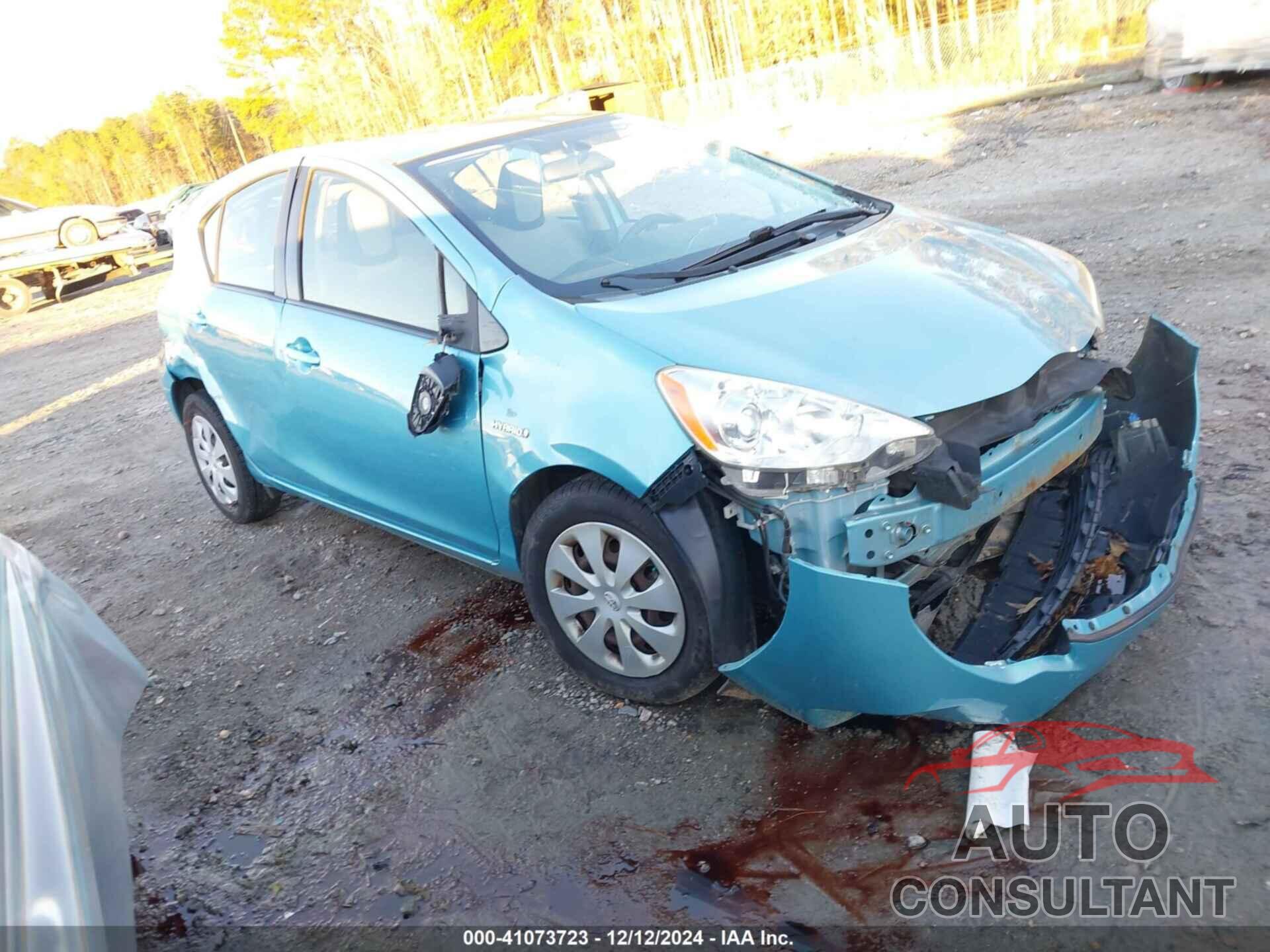 TOYOTA PRIUS C 2013 - JTDKDTB3XD1050412
