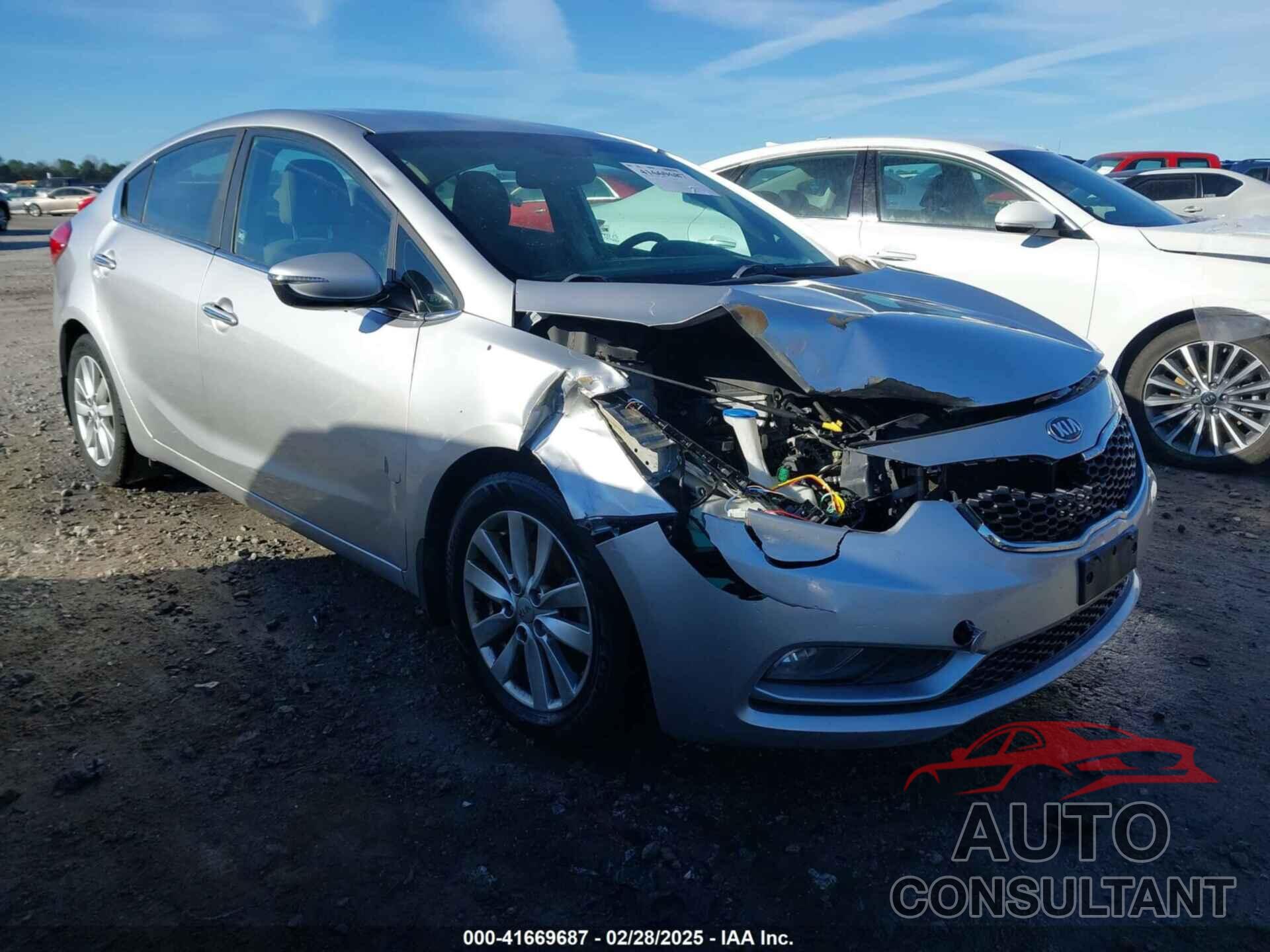 KIA FORTE 2015 - KNAFX4A88F5274525