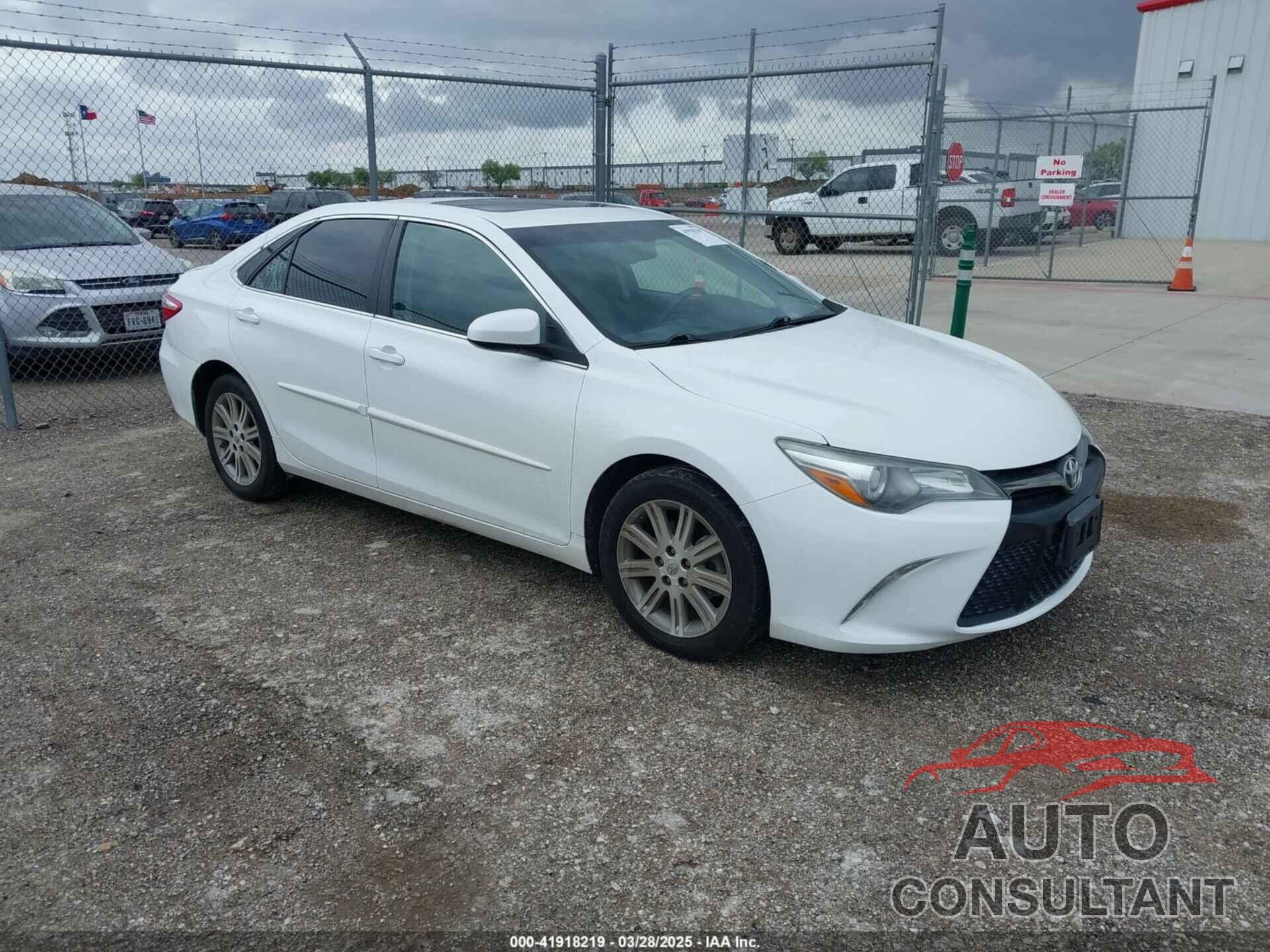 TOYOTA CAMRY 2016 - 4T1BF1FK5GU127296