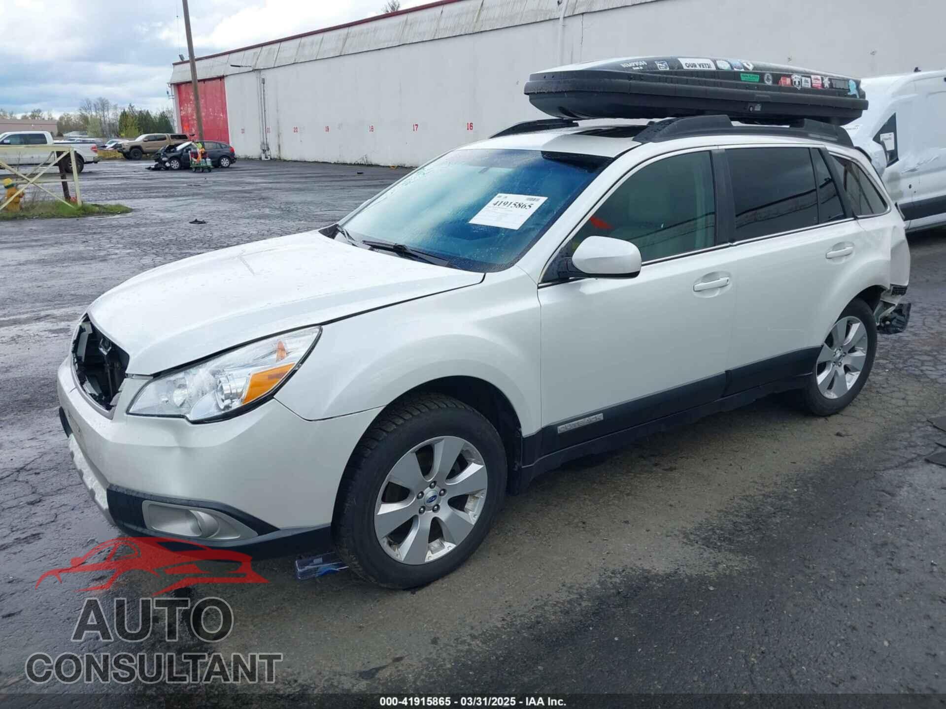 SUBARU OUTBACK 2012 - 4S4BRBLC5C3204422