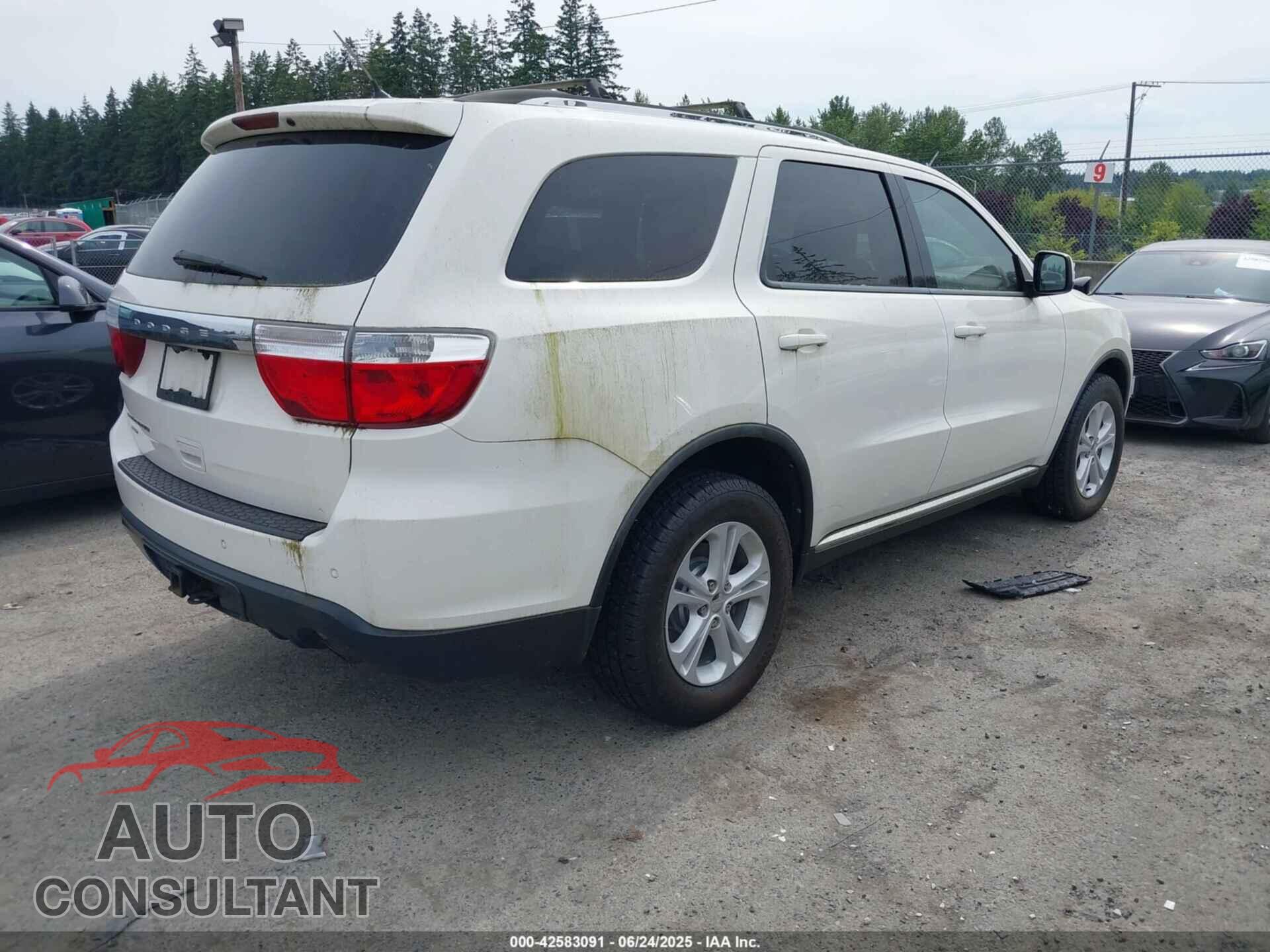 DODGE DURANGO 2011 - 1D4RE2GG0BC712245