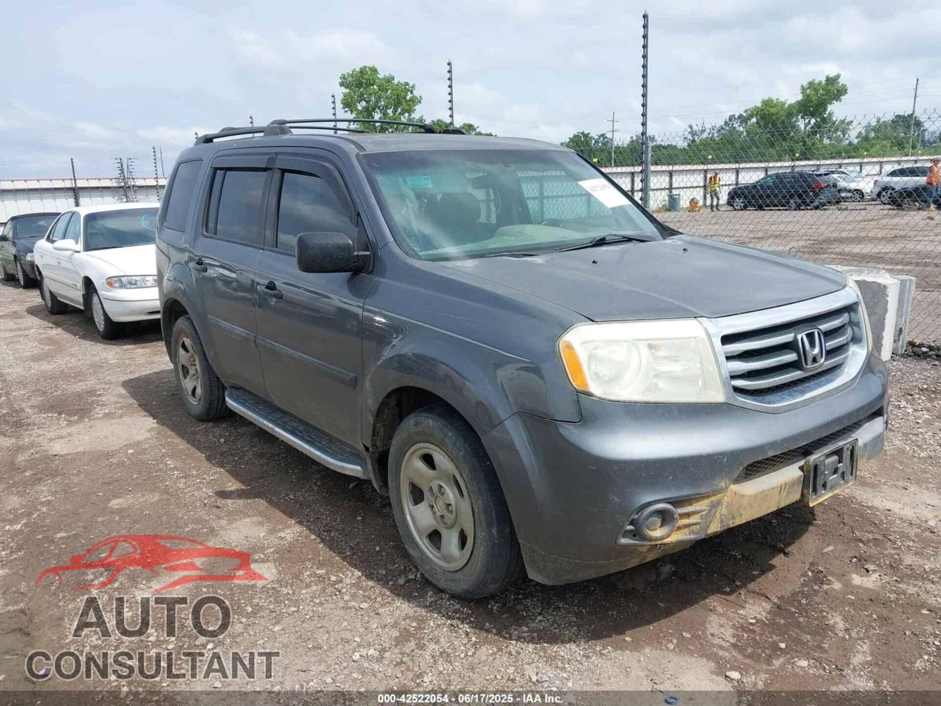 HONDA PILOT 2013 - 5FNYF3H23DB002020