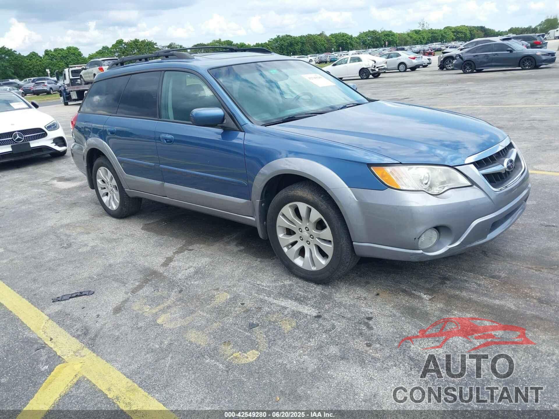 SUBARU OUTBACK 2009 - 4S4BP66C997341941