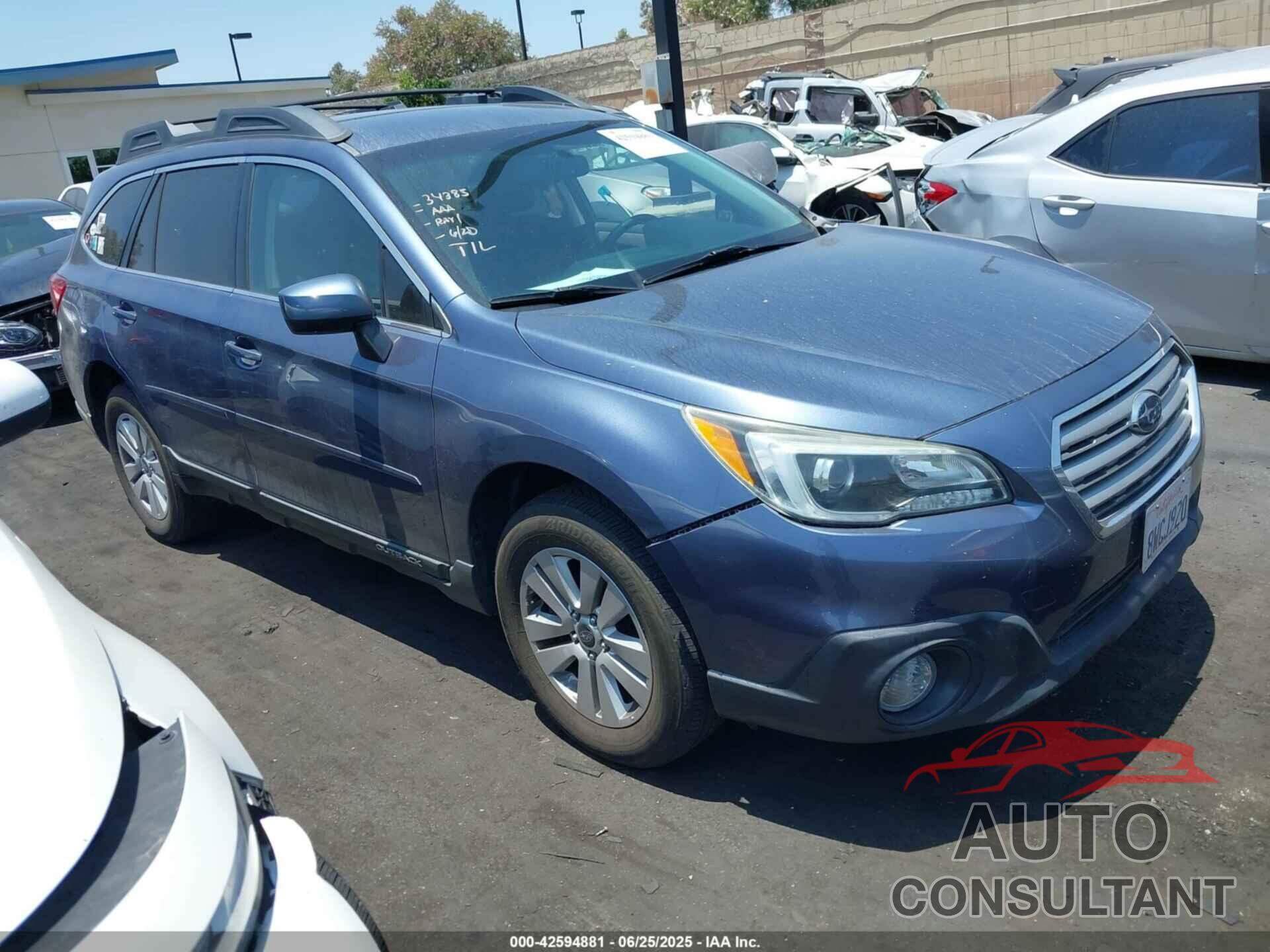 SUBARU OUTBACK 2015 - 4S4BSACC9F3205379