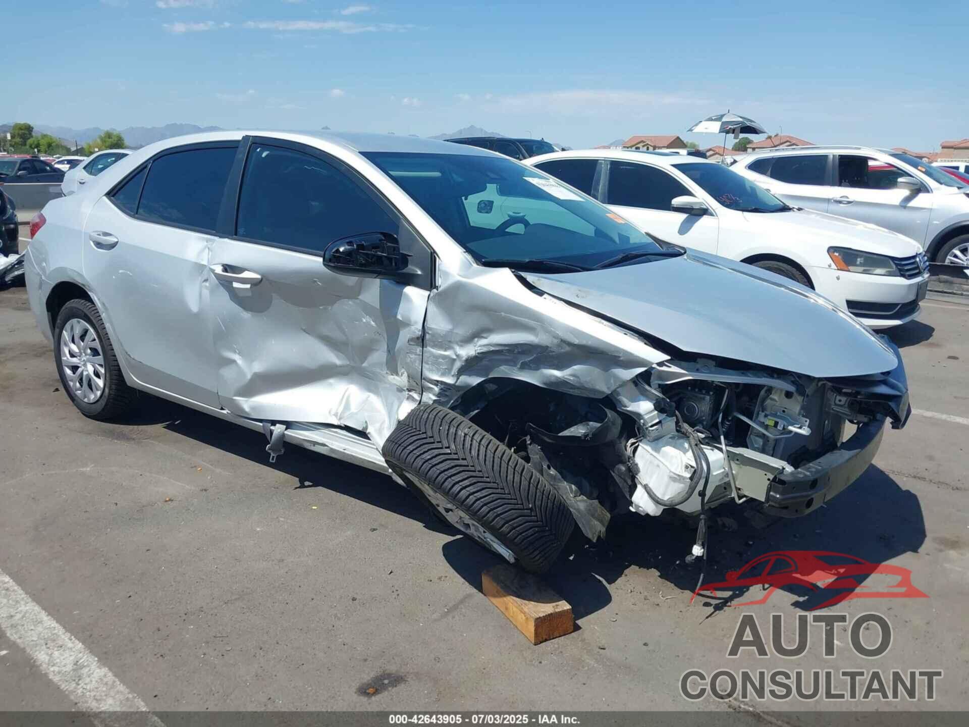 TOYOTA COROLLA 2019 - 5YFBURHE0KP869174