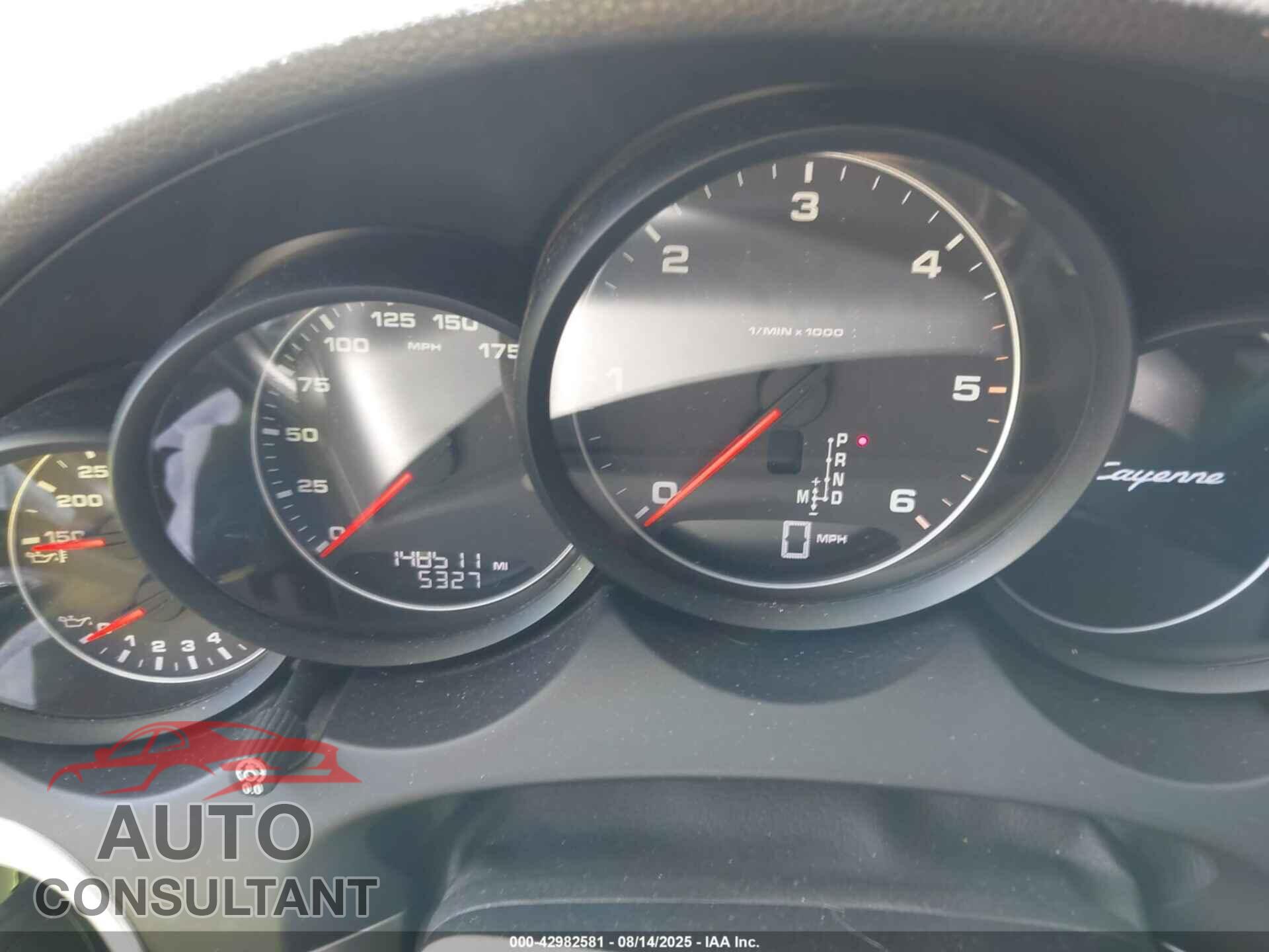 PORSCHE CAYENNE 2013 - WP1AF2A27DLA39203