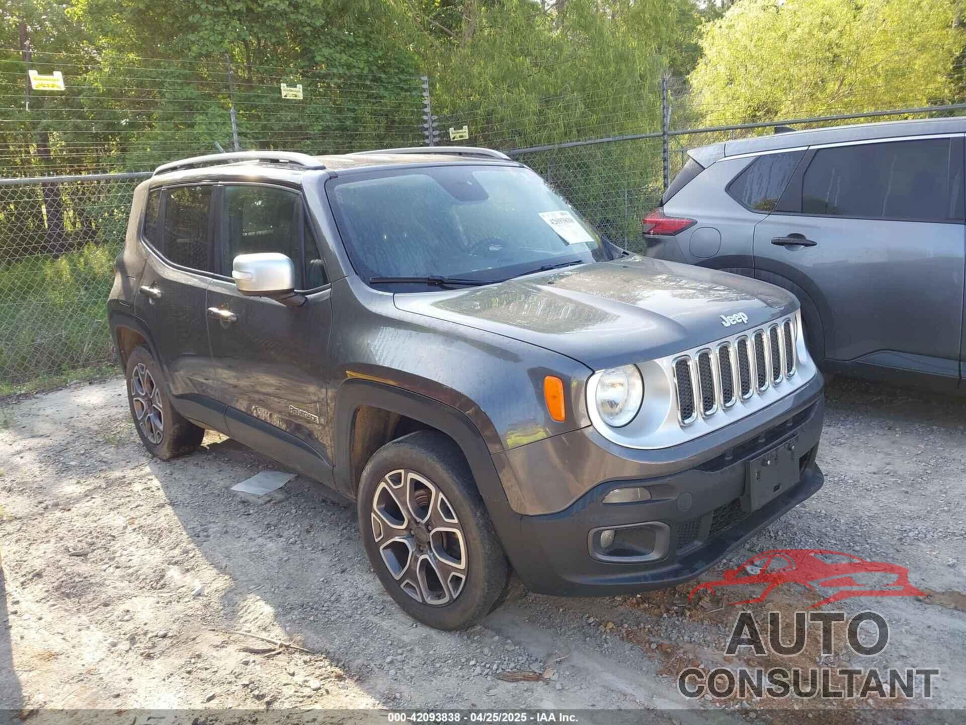 JEEP RENEGADE 2016 - ZACCJBDT4GPC61887