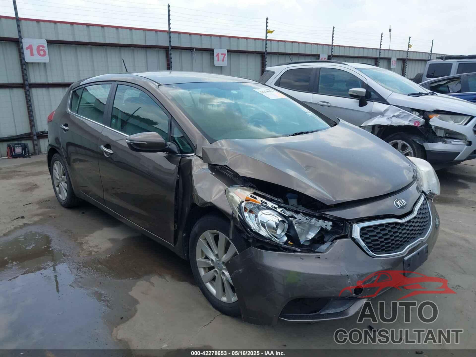 KIA FORTE 2014 - KNAFX5A87E5244713
