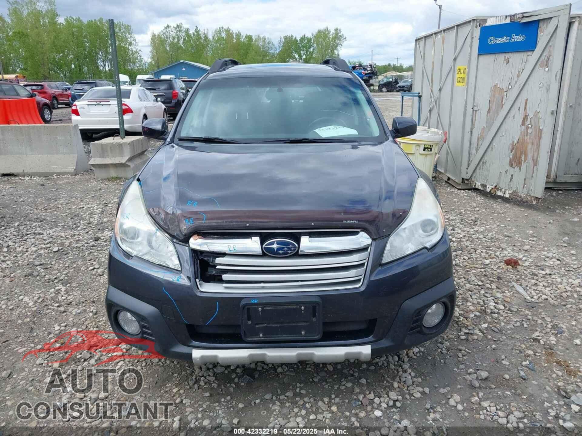 SUBARU OUTBACK 2013 - 4S4BRBKC8D3240639