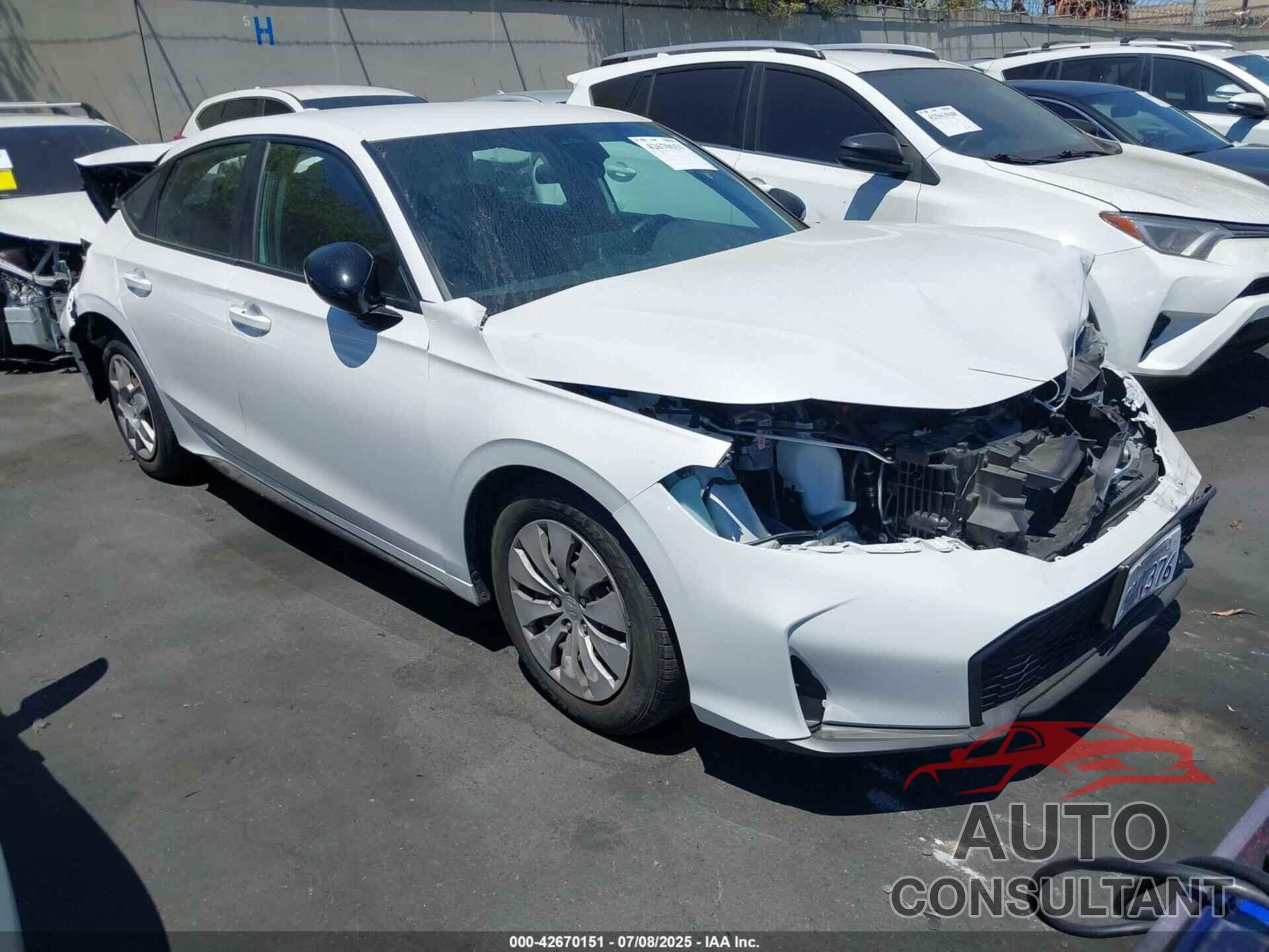 HONDA CIVIC 2025 - 19XFL2H88SE007926