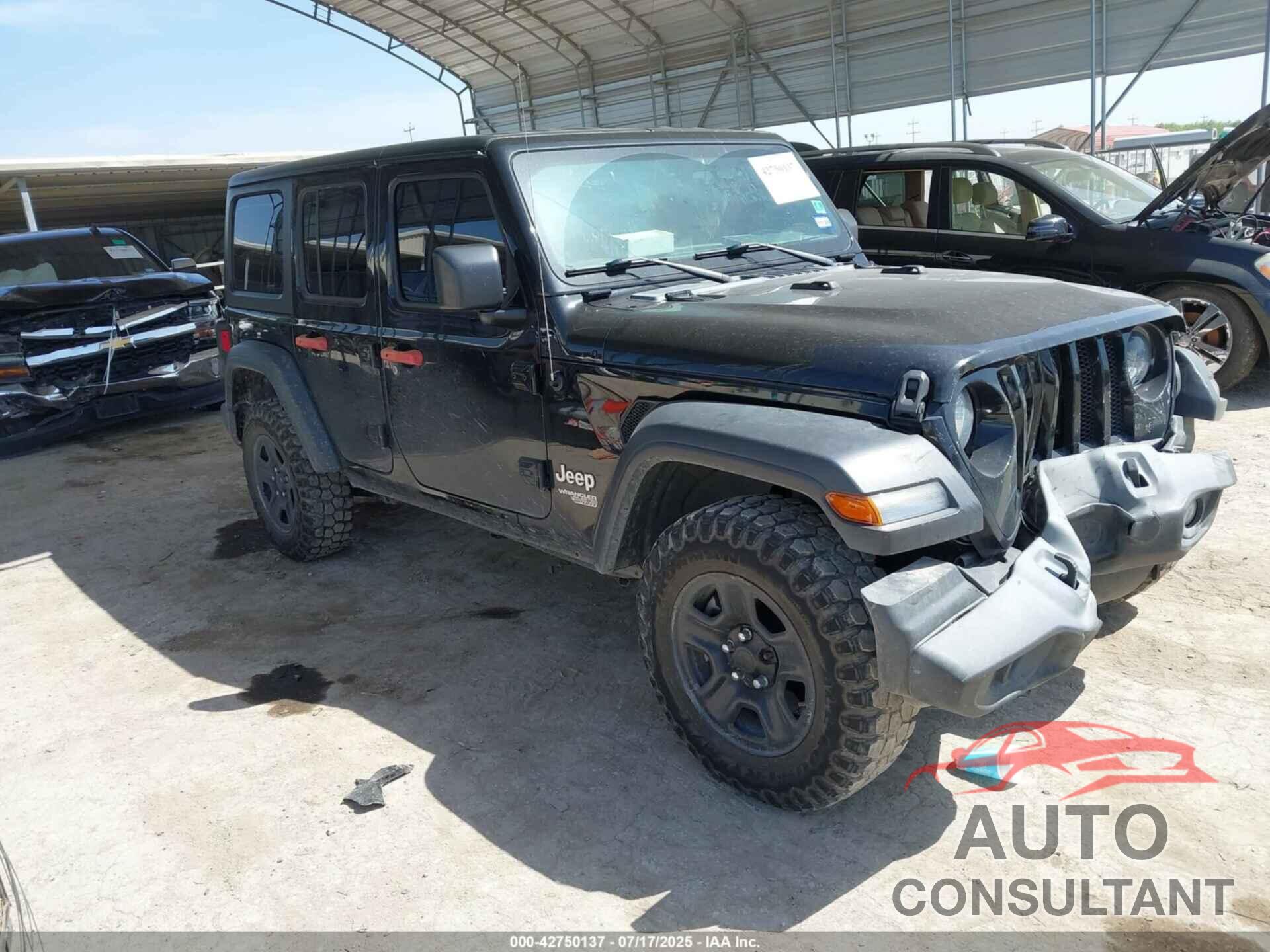 JEEP WRANGLER UNLIMITED 2018 - 1C4HJXDN1JW264082