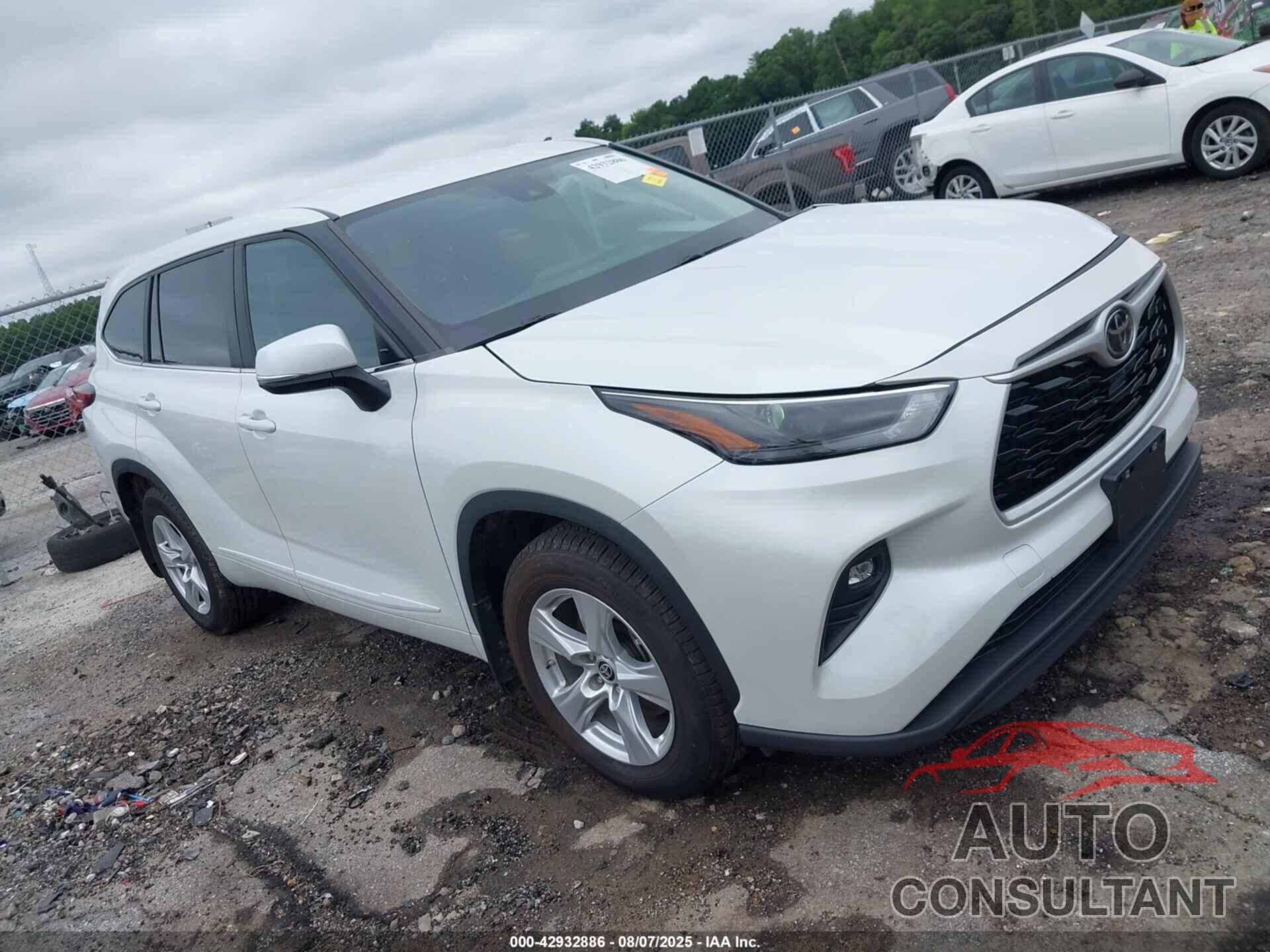 TOYOTA HIGHLANDER 2023 - 5TDKDRAH6PS015986