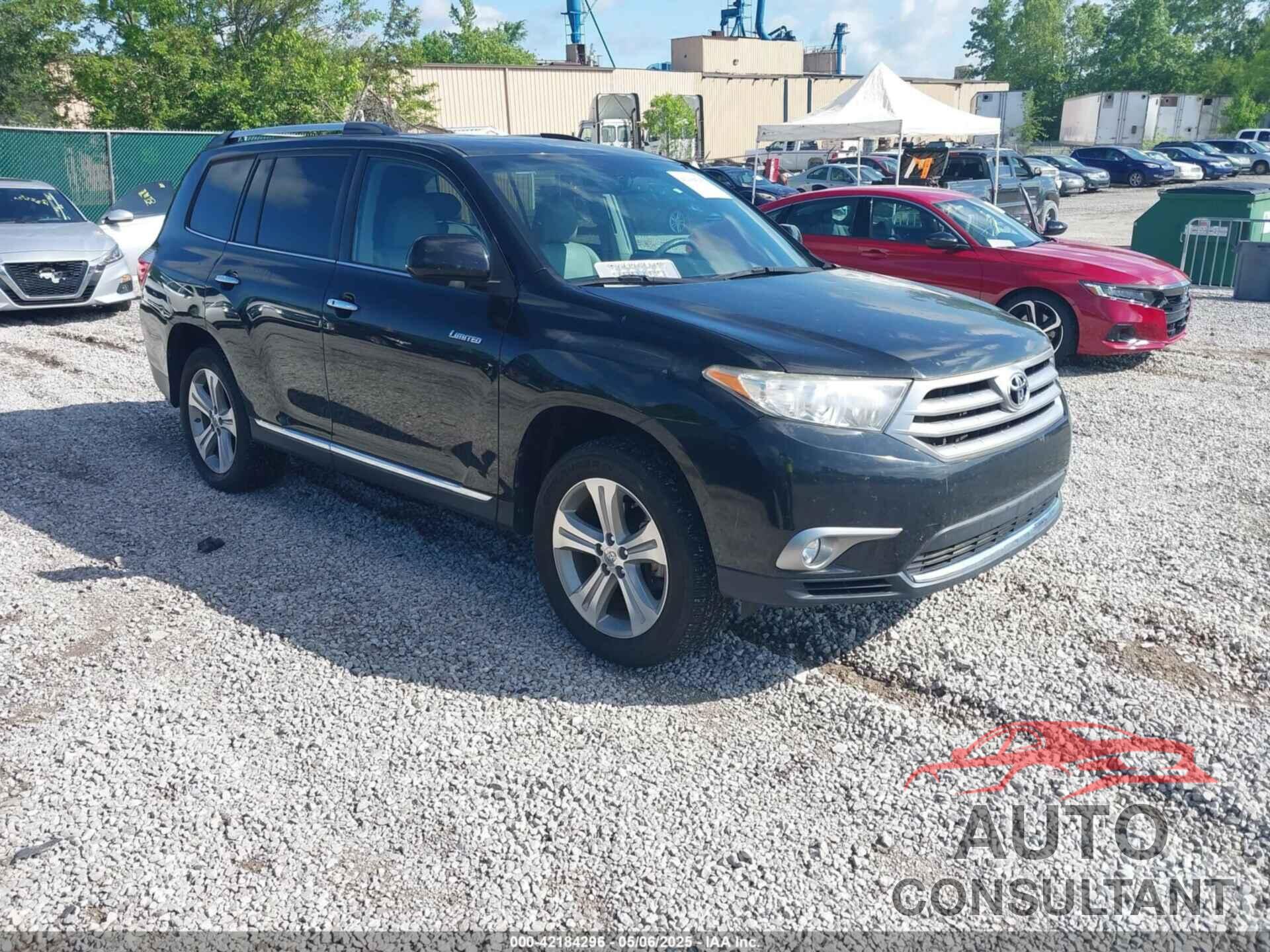 TOYOTA HIGHLANDER 2013 - 5TDYK3EH6DS131658