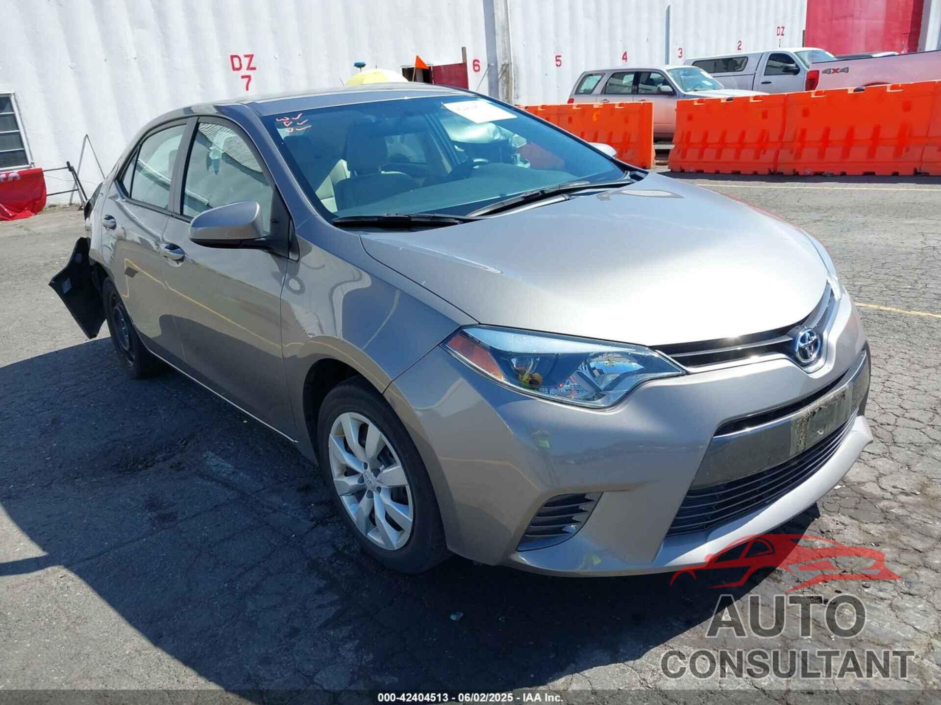 TOYOTA COROLLA 2016 - 2T1BURHE3GC595427