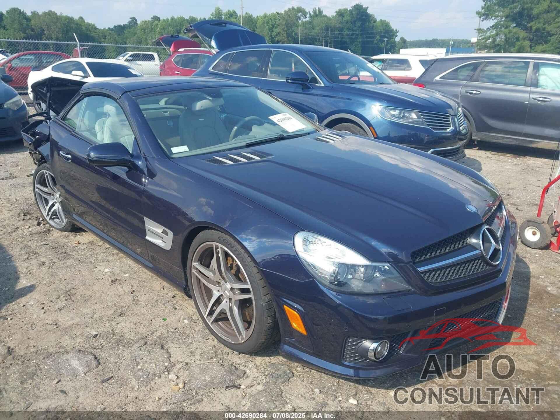 MERCEDES-BENZ SL 63 AMG 2009 - WDBSK70F49F146572