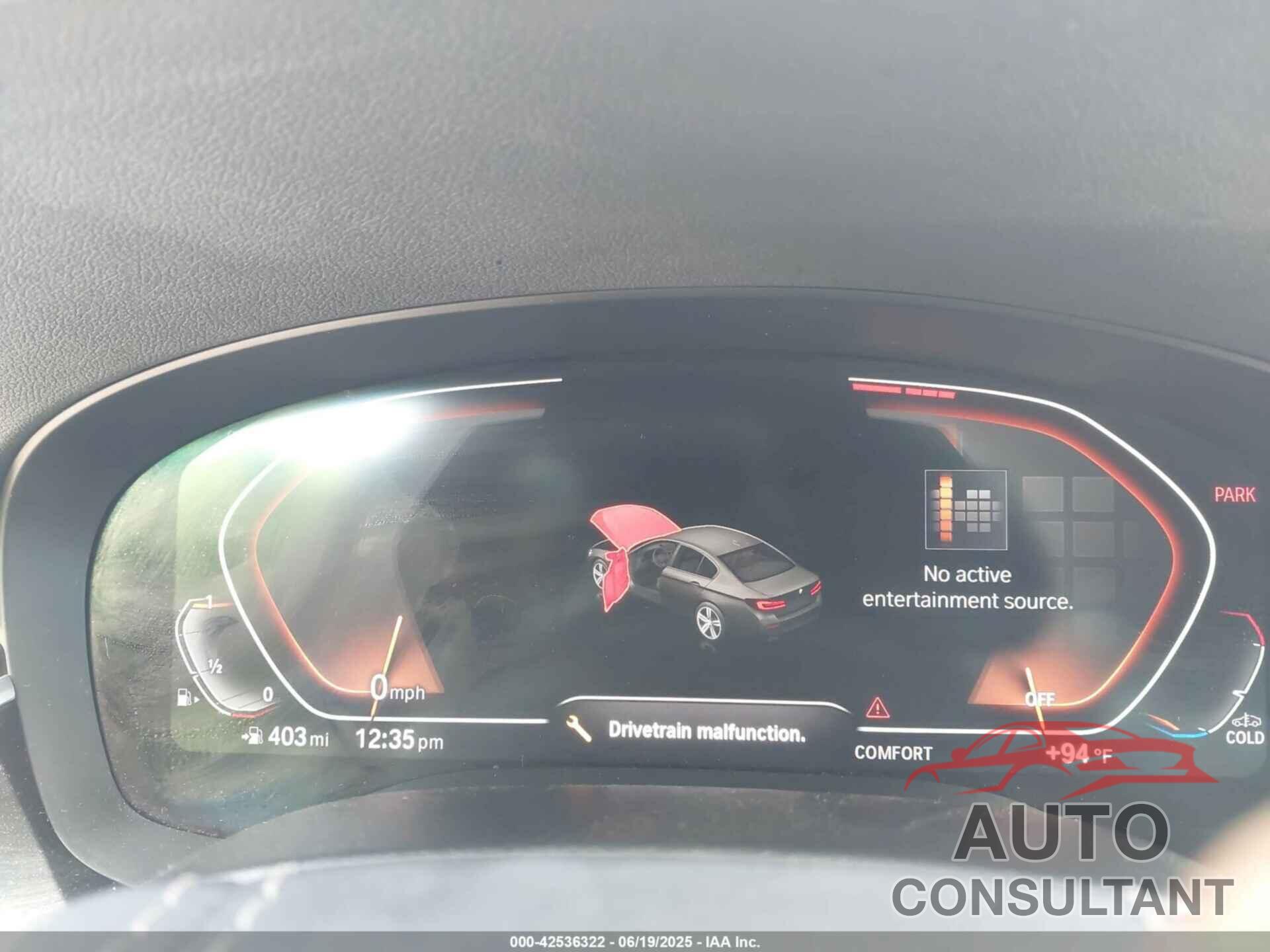 BMW 530I 2021 - WBA53BH02MWW98494
