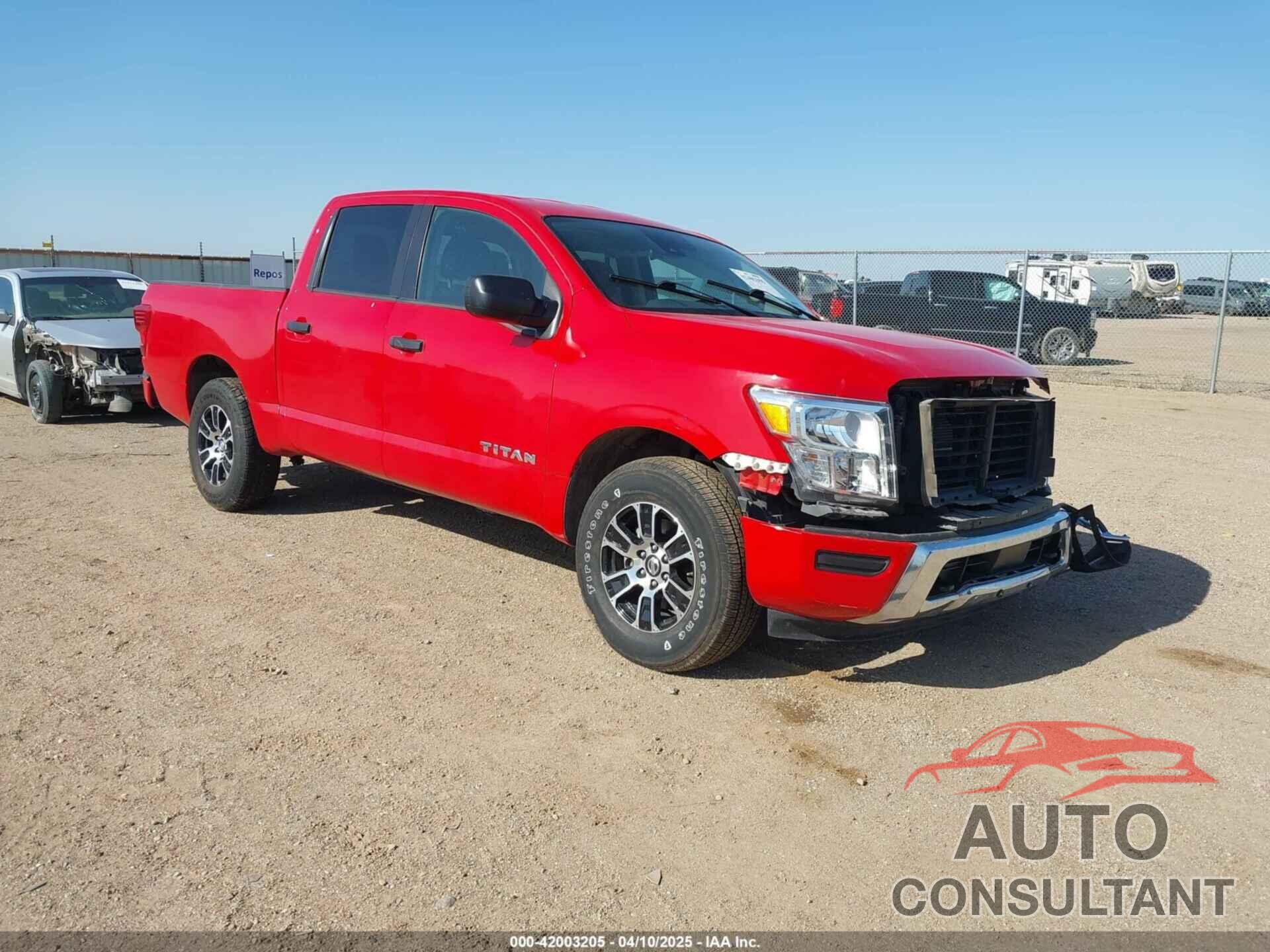 NISSAN TITAN 2022 - 1N6AA1EC5NN104856