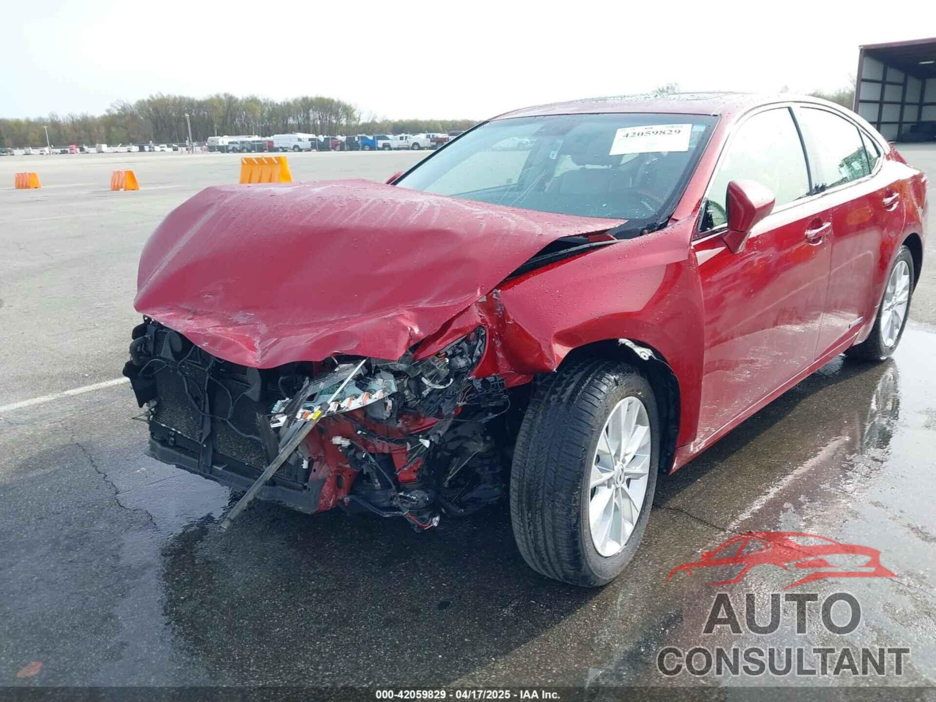 LEXUS ES 300H 2013 - JTHBW1GG4D2005498