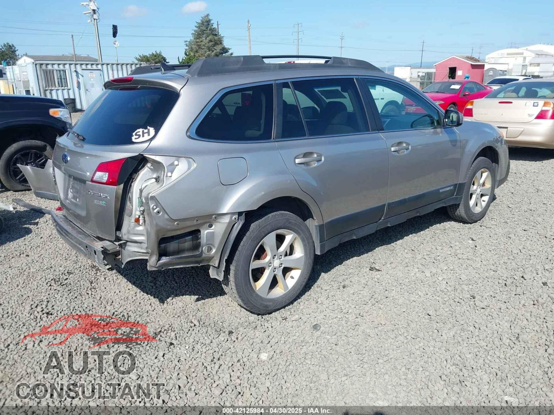 SUBARU OUTBACK 2014 - 4S4BRBCC4E3201983