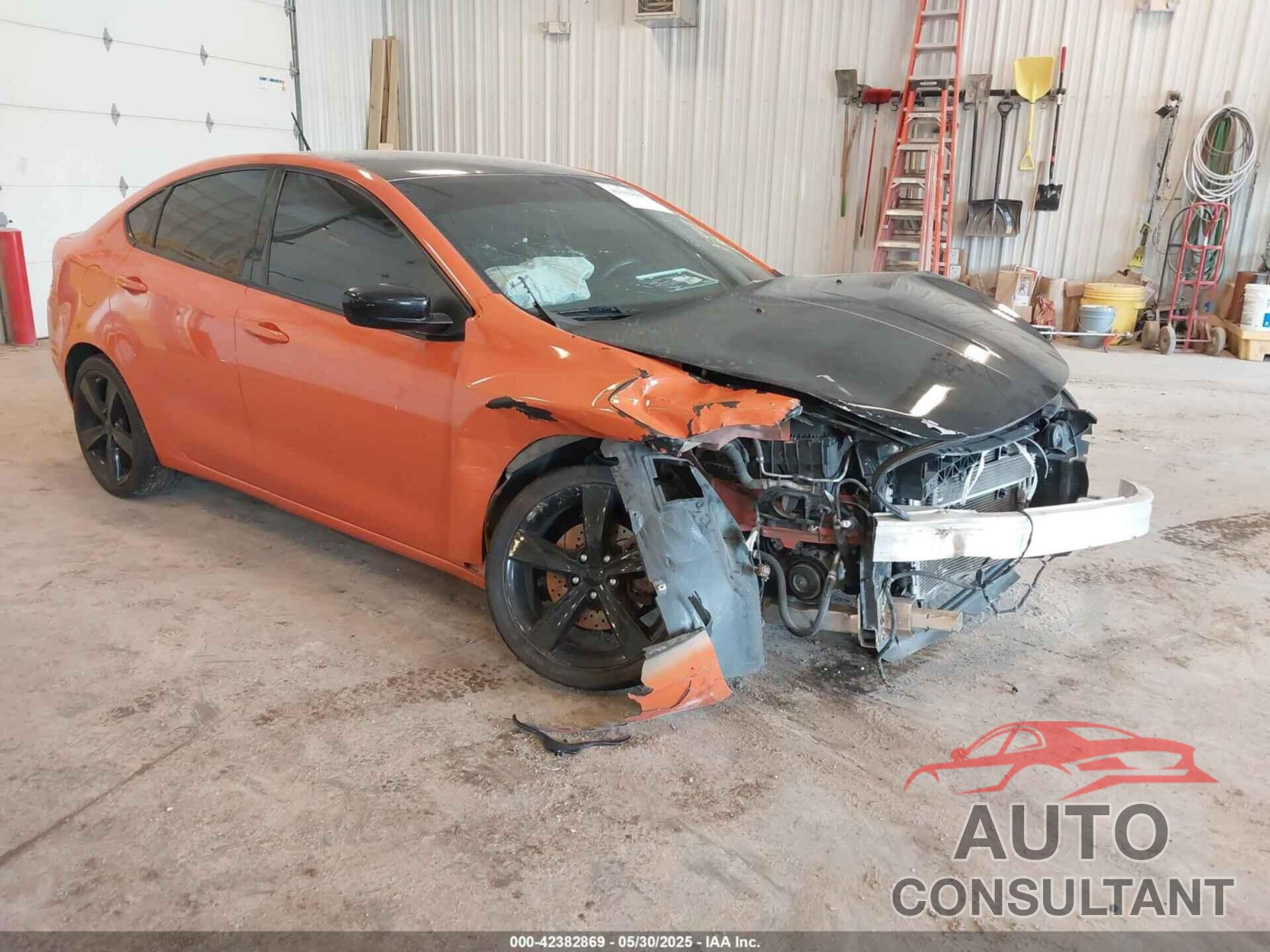 DODGE DART 2015 - 1C3CDFBB6FD310579