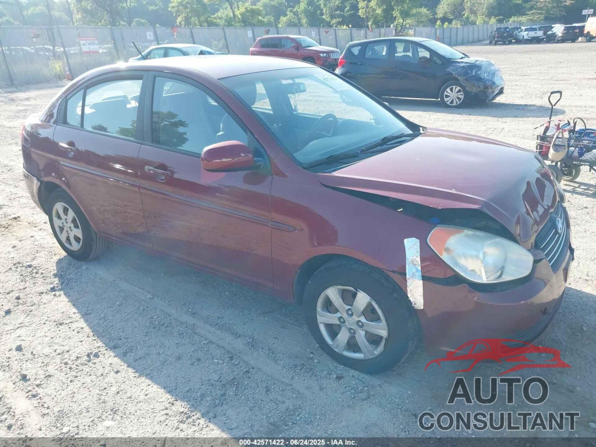 HYUNDAI ACCENT 2011 - KMHCN4AC2BU597139