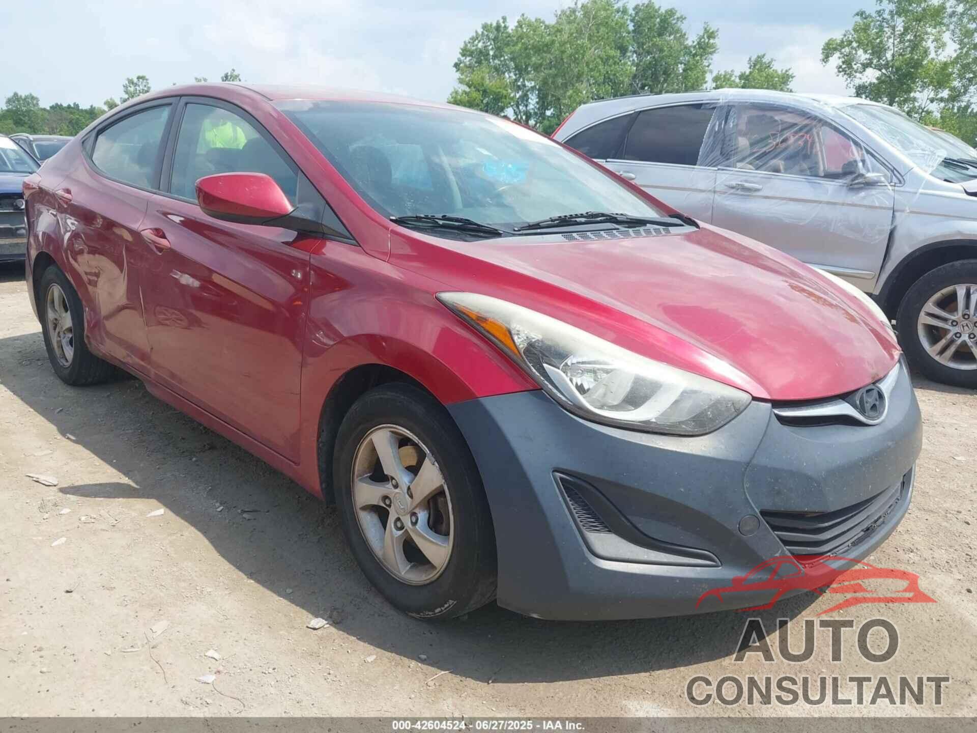 HYUNDAI ELANTRA 2014 - 5NPDH4AE9EH531381