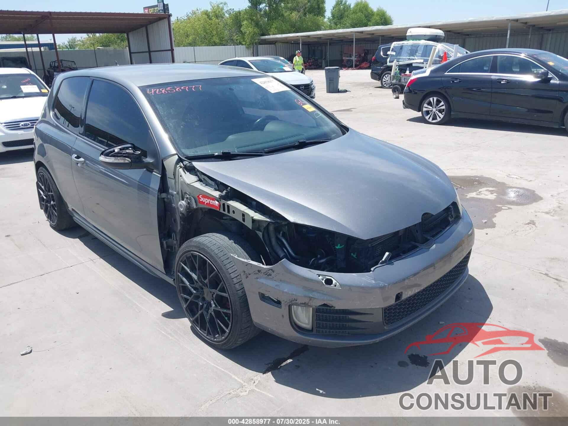 VOLKSWAGEN GTI 2013 - WVWFV7AJ4DW027233