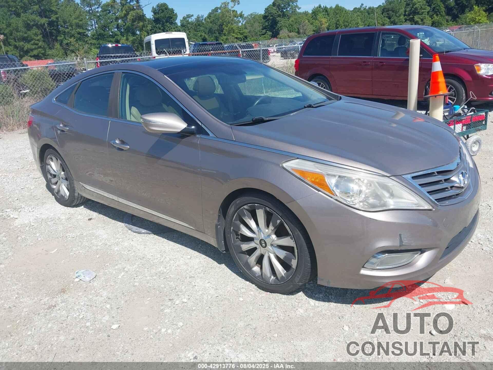 HYUNDAI AZERA 2012 - KMHFH4JG1CA140736