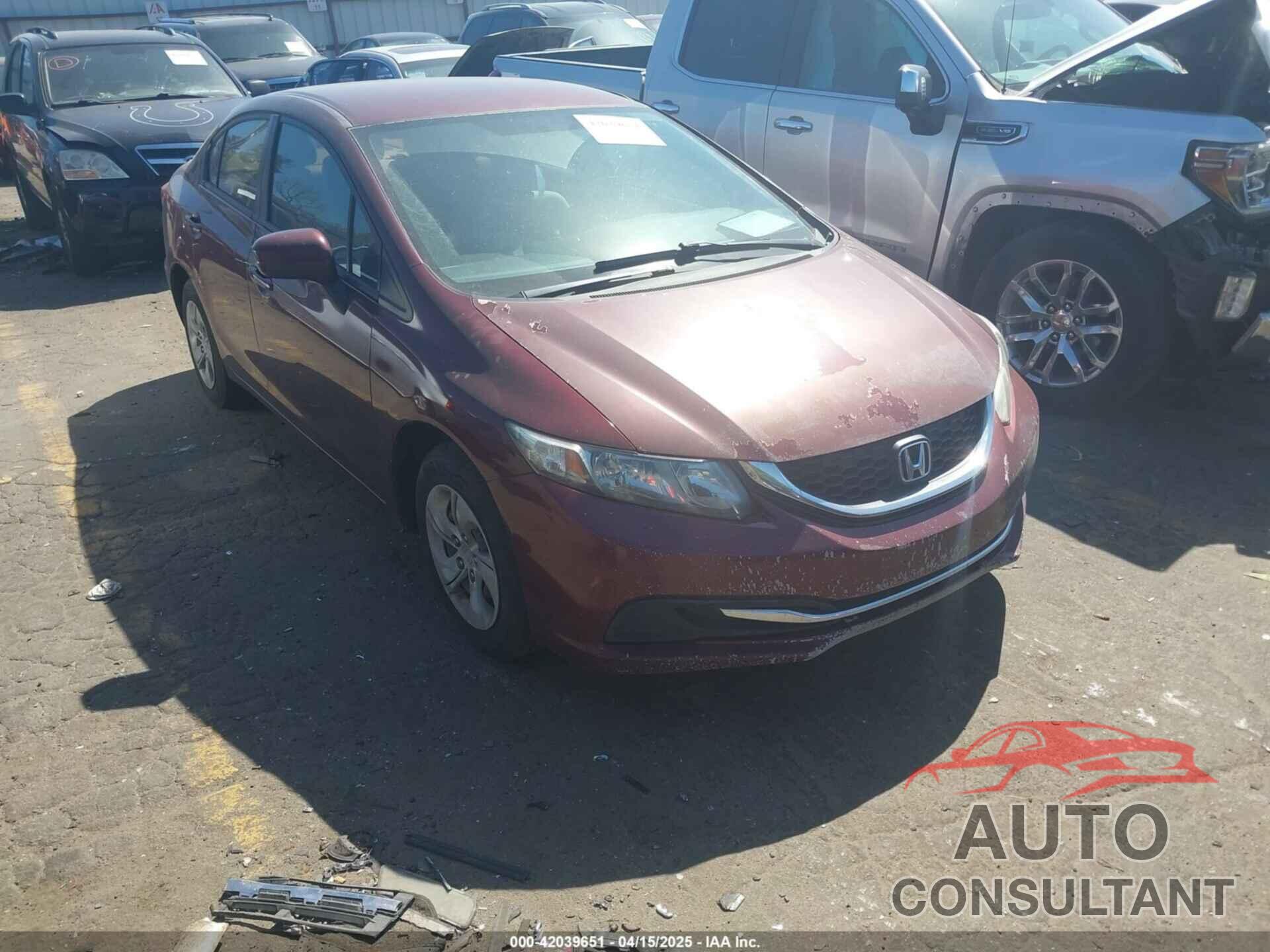 HONDA CIVIC 2015 - 2HGFB2F50FH508638