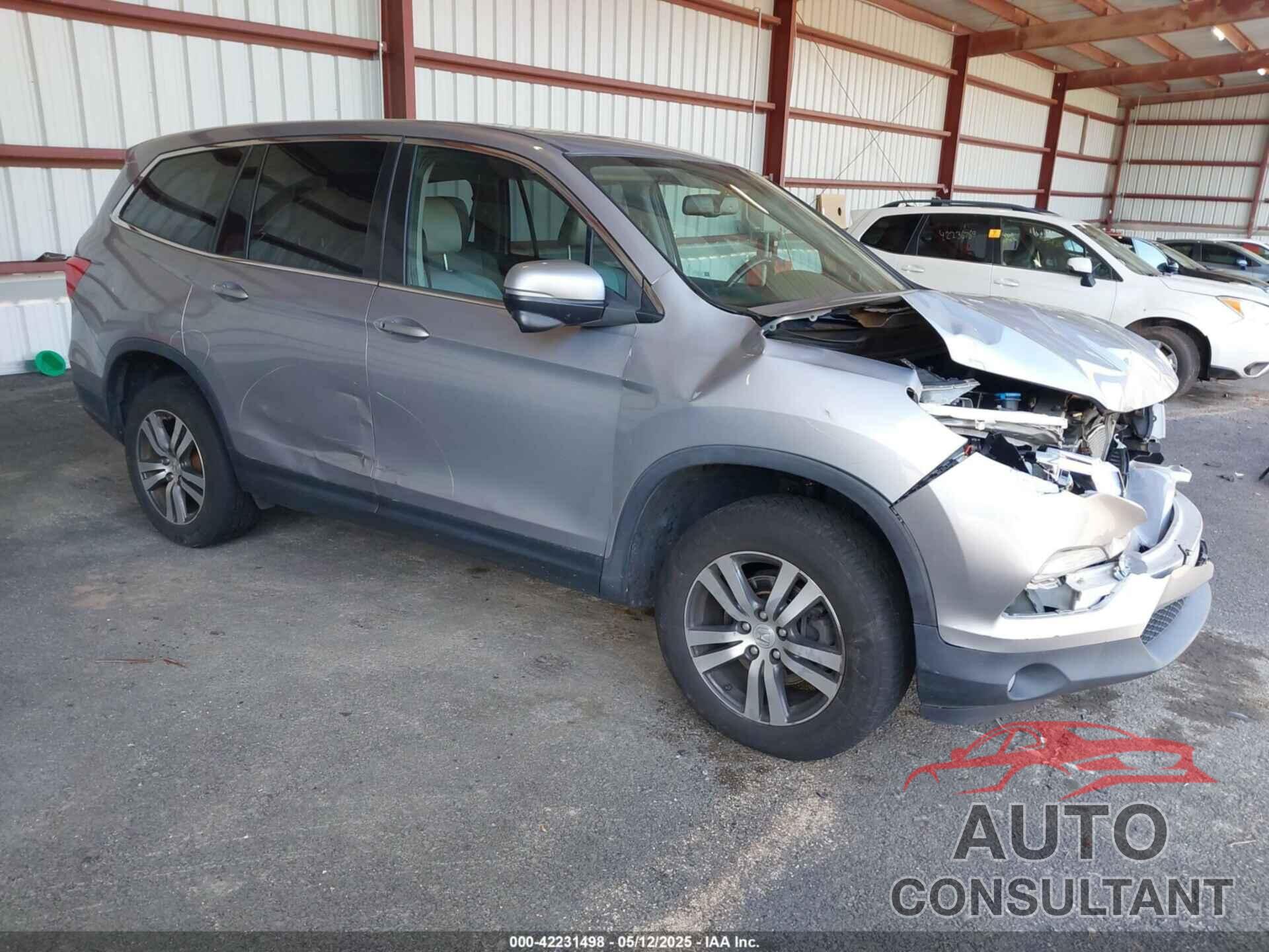 HONDA PILOT 2017 - 5FNYF6H56HB063329
