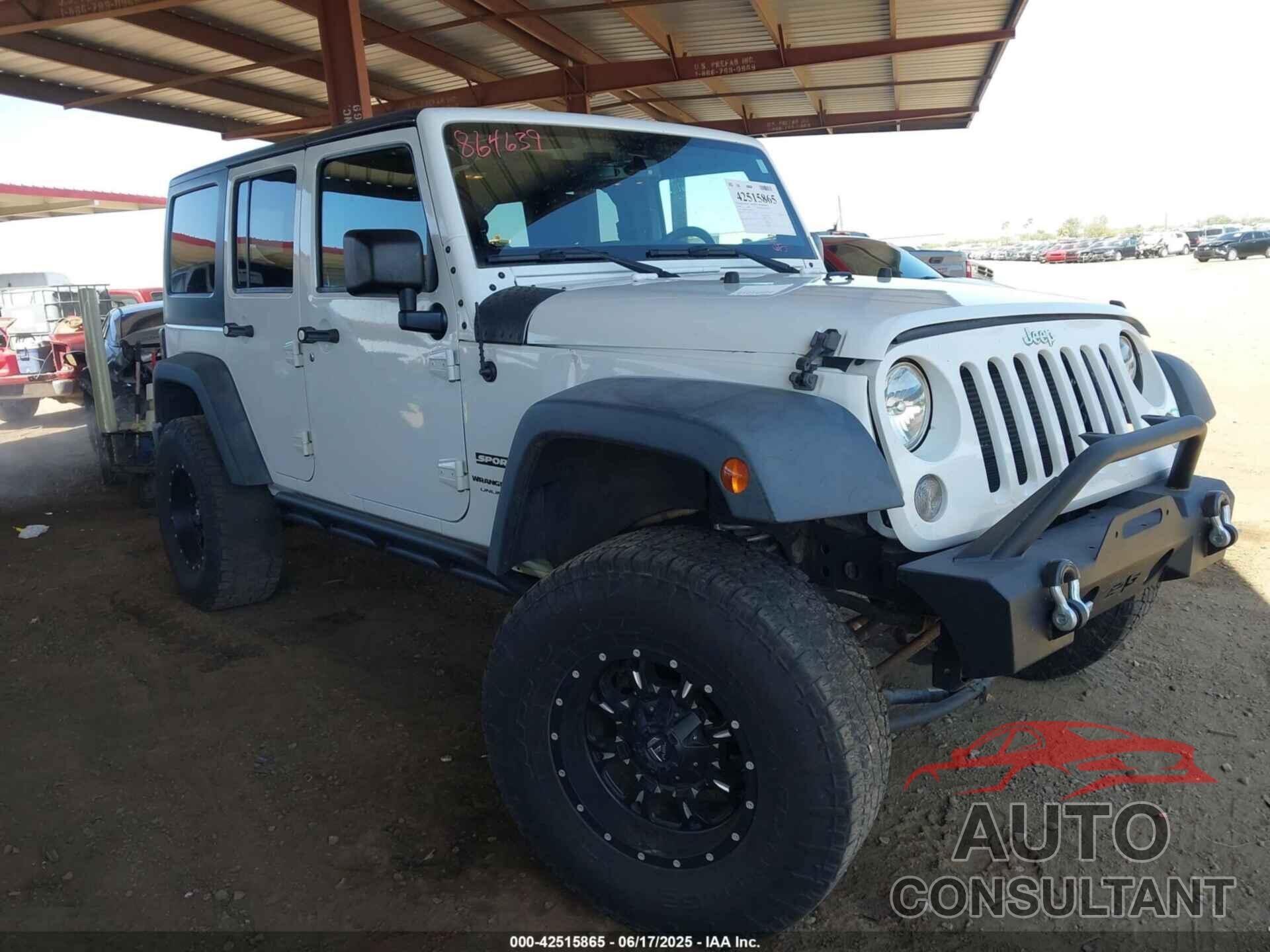 JEEP WRANGLER JK UNLIMITED 2018 - 1C4HJWDG4JL864639