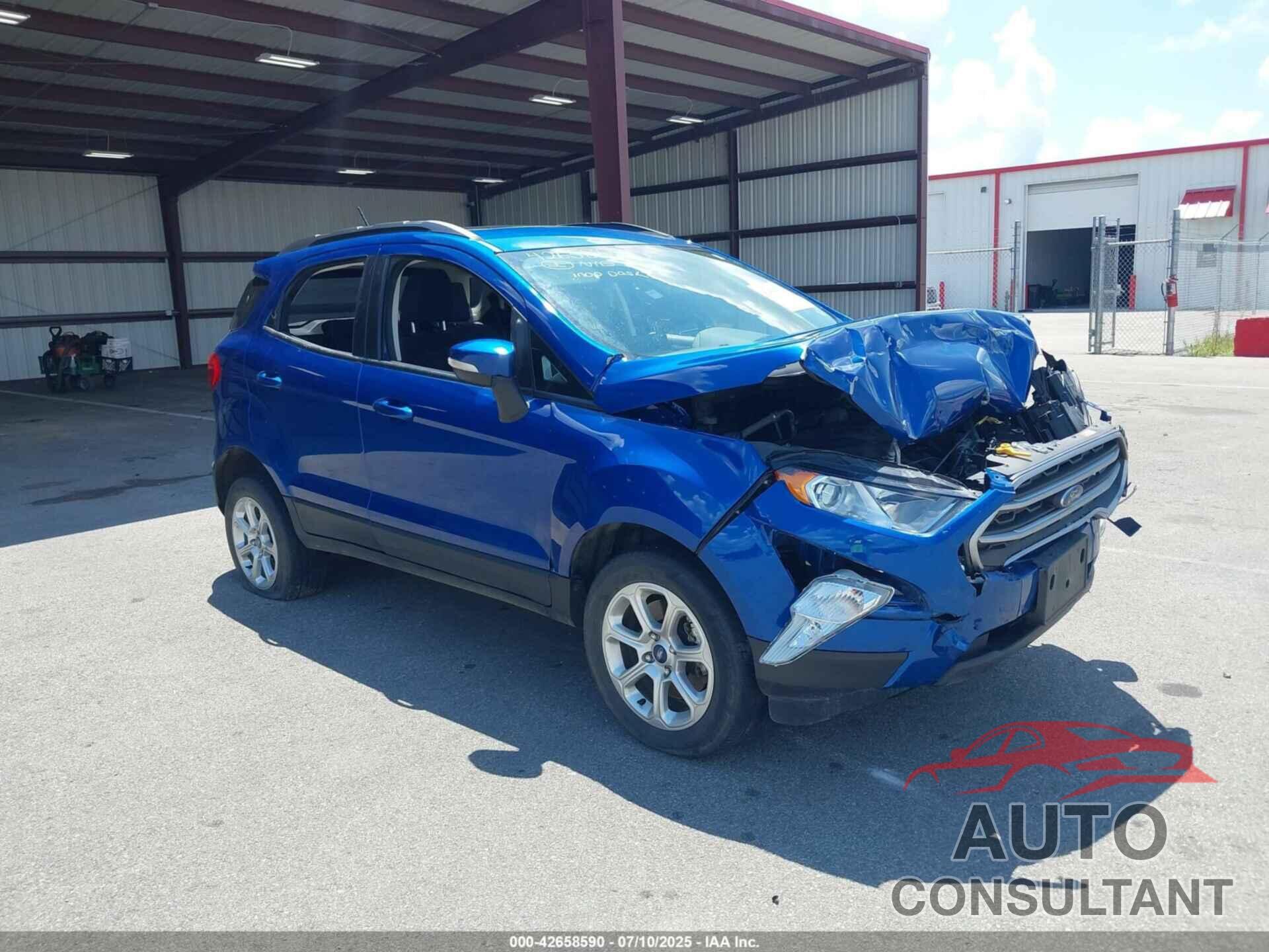 FORD ECOSPORT 2022 - MAJ6S3GL9NC459786