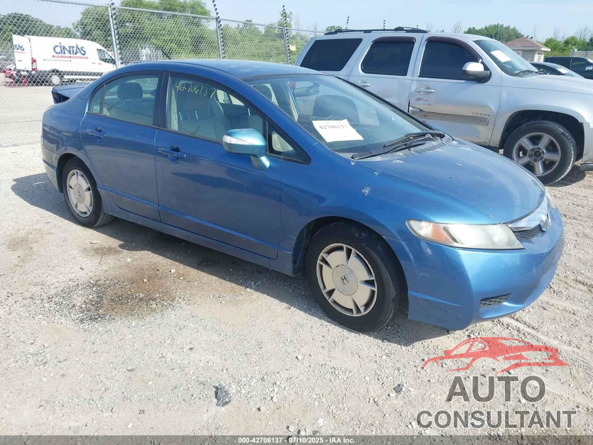 HONDA CIVIC HYBRID 2010 - JHMFA3F20AS001588