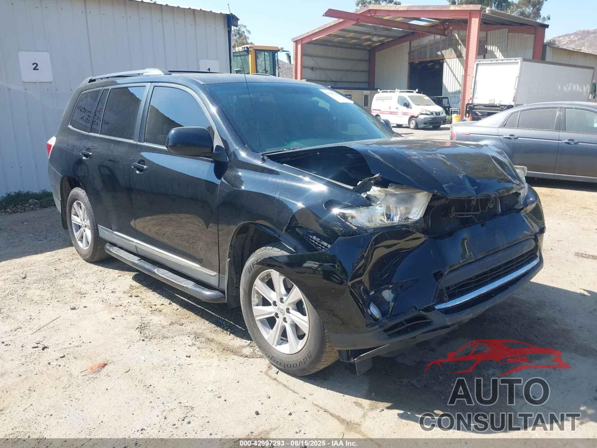 TOYOTA HIGHLANDER 2011 - 5TDZA3EH4BS016593