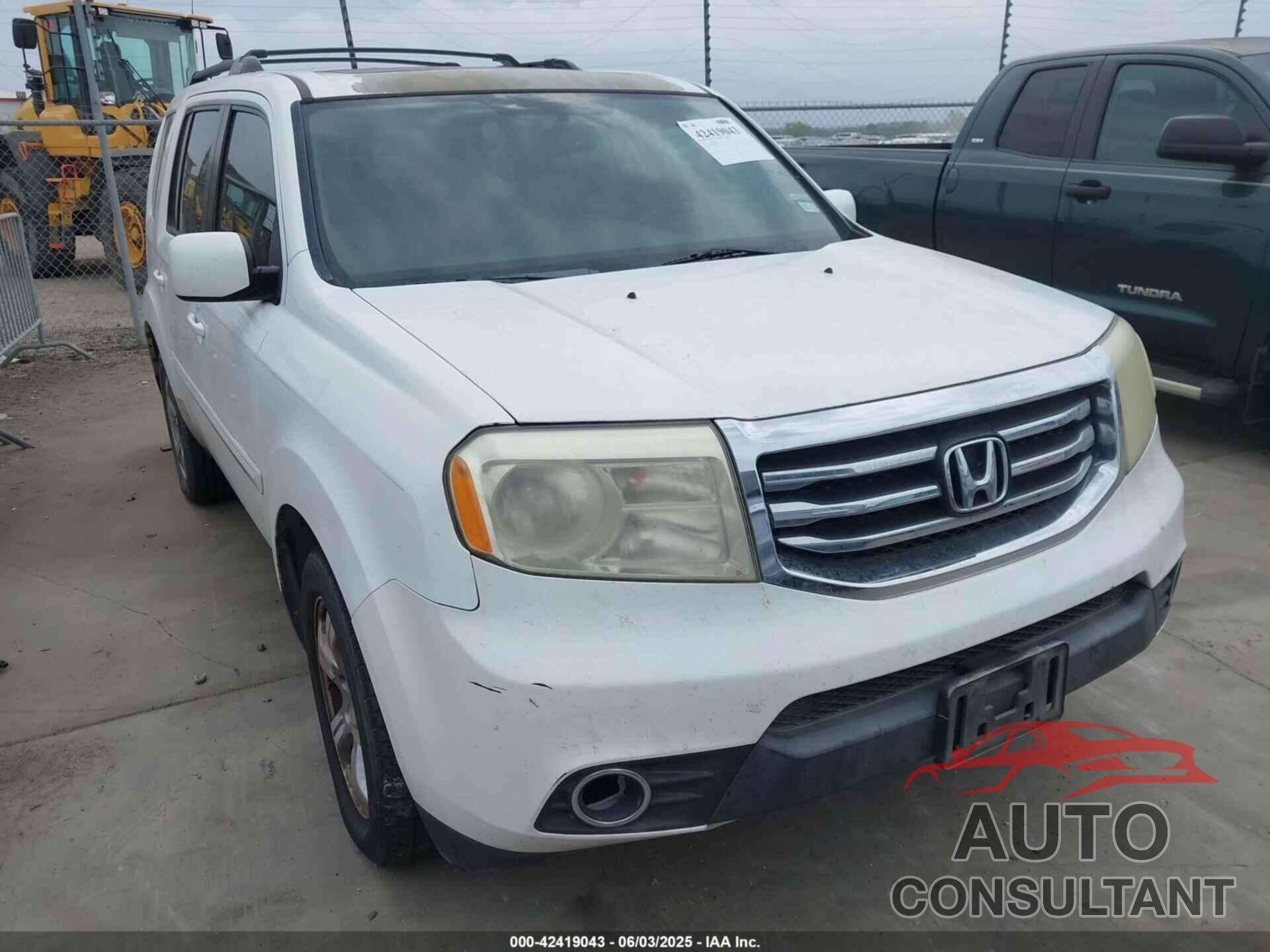 HONDA PILOT 2013 - 5FNYF3H76DB003867