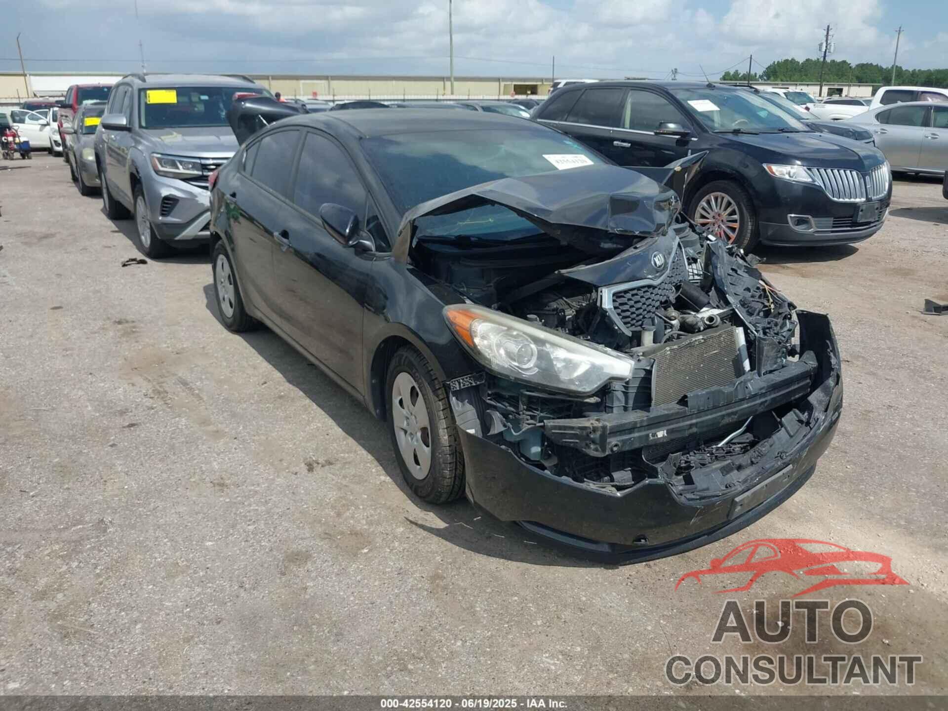 KIA FORTE 2016 - KNAFK4A67G5563037