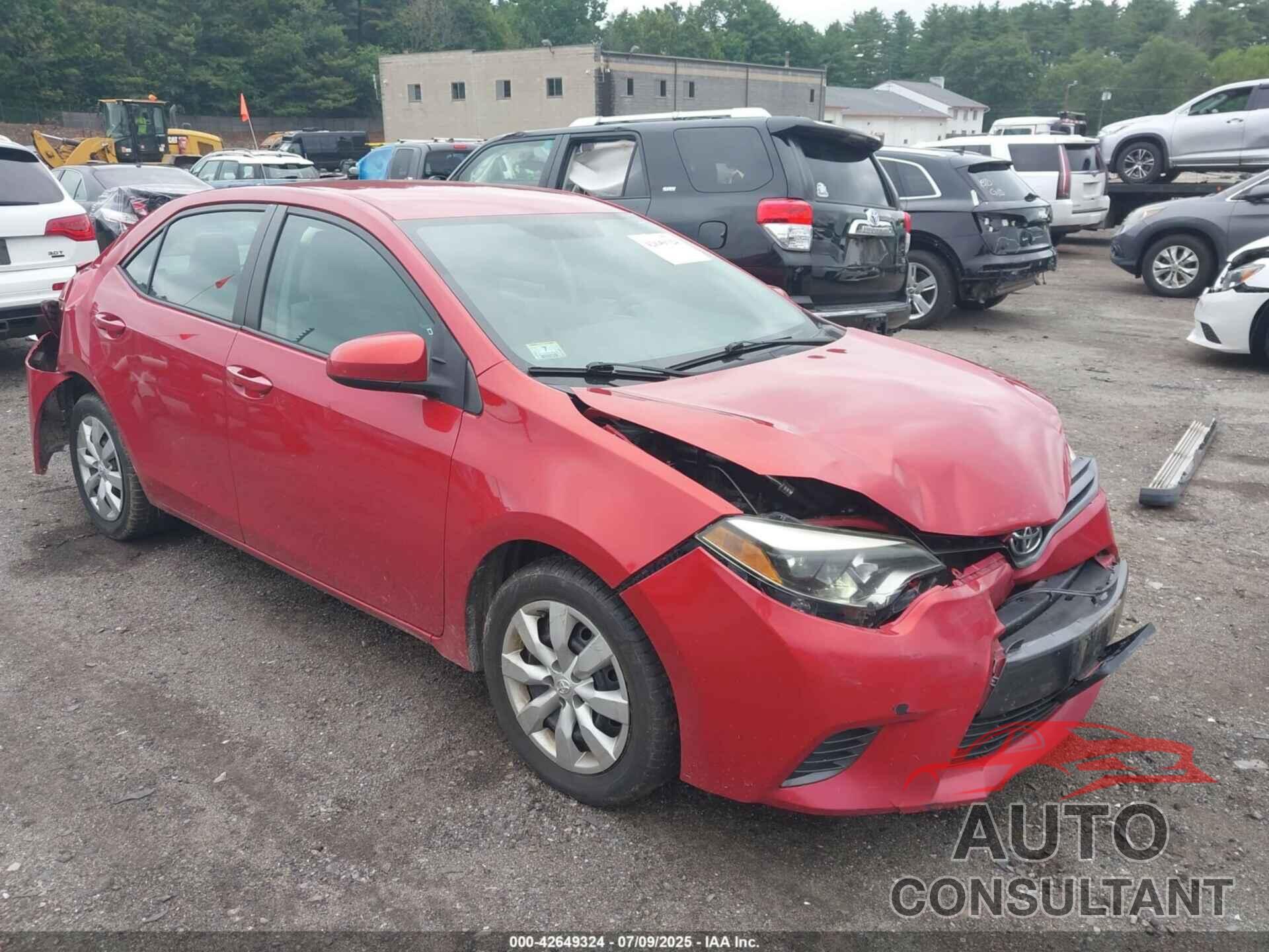 TOYOTA COROLLA 2016 - 2T1BURHE9GC521820